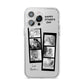 Mothers Day Photo Strip iPhone 14 Pro Max Clear Tough Case Silver