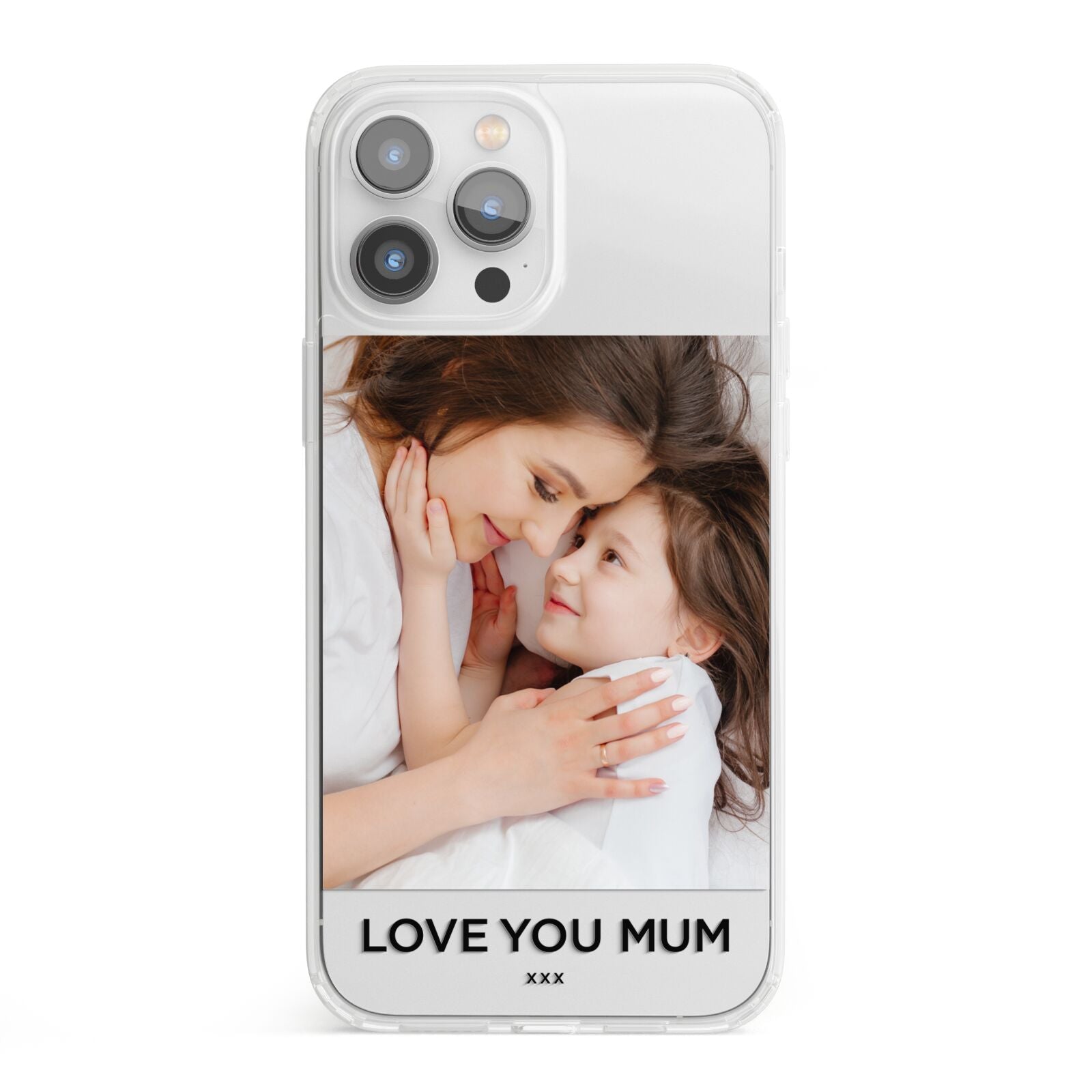 Mothers Day Photo iPhone 13 Pro Max Clear Bumper Case