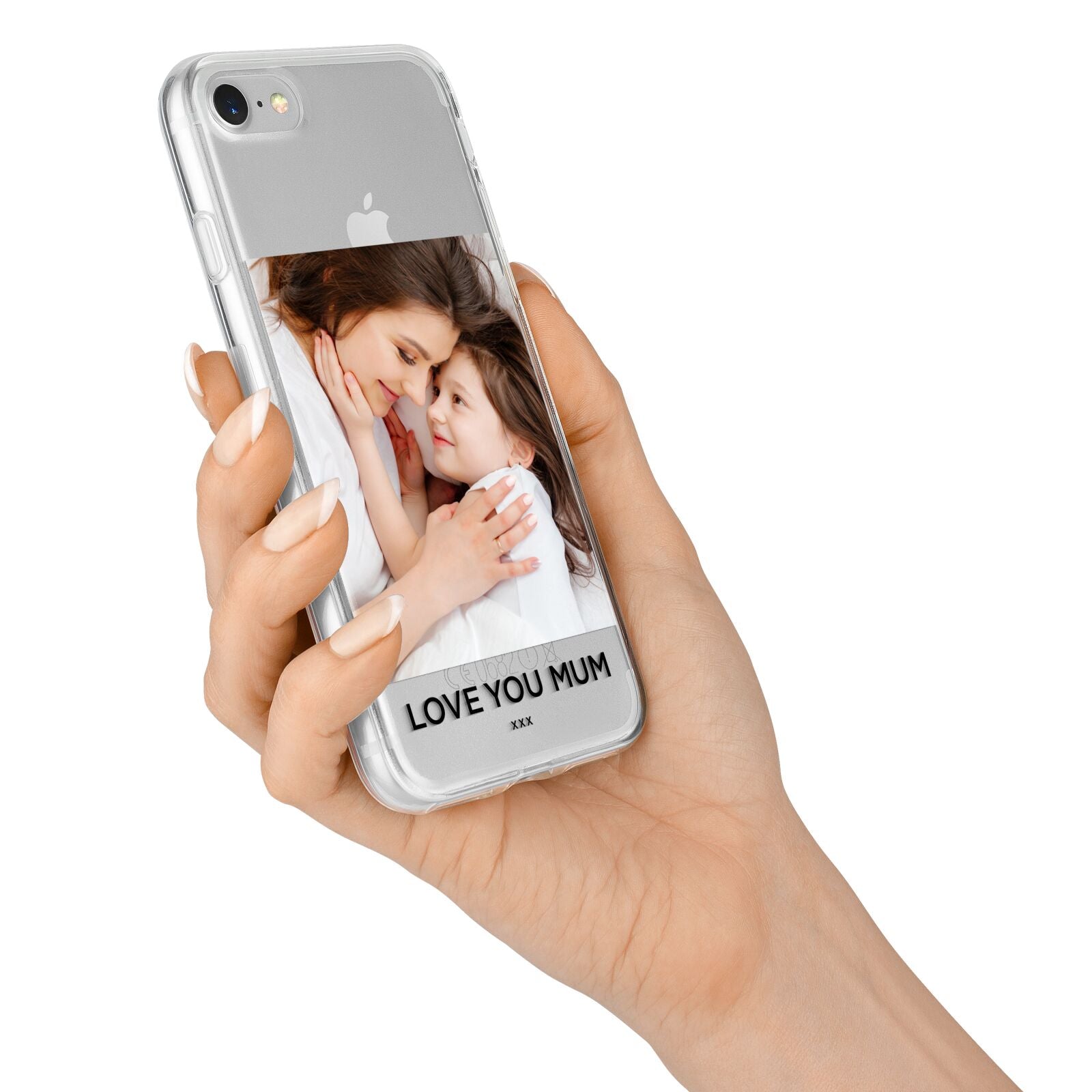 Mothers Day Photo iPhone 7 Bumper Case on Silver iPhone Alternative Image