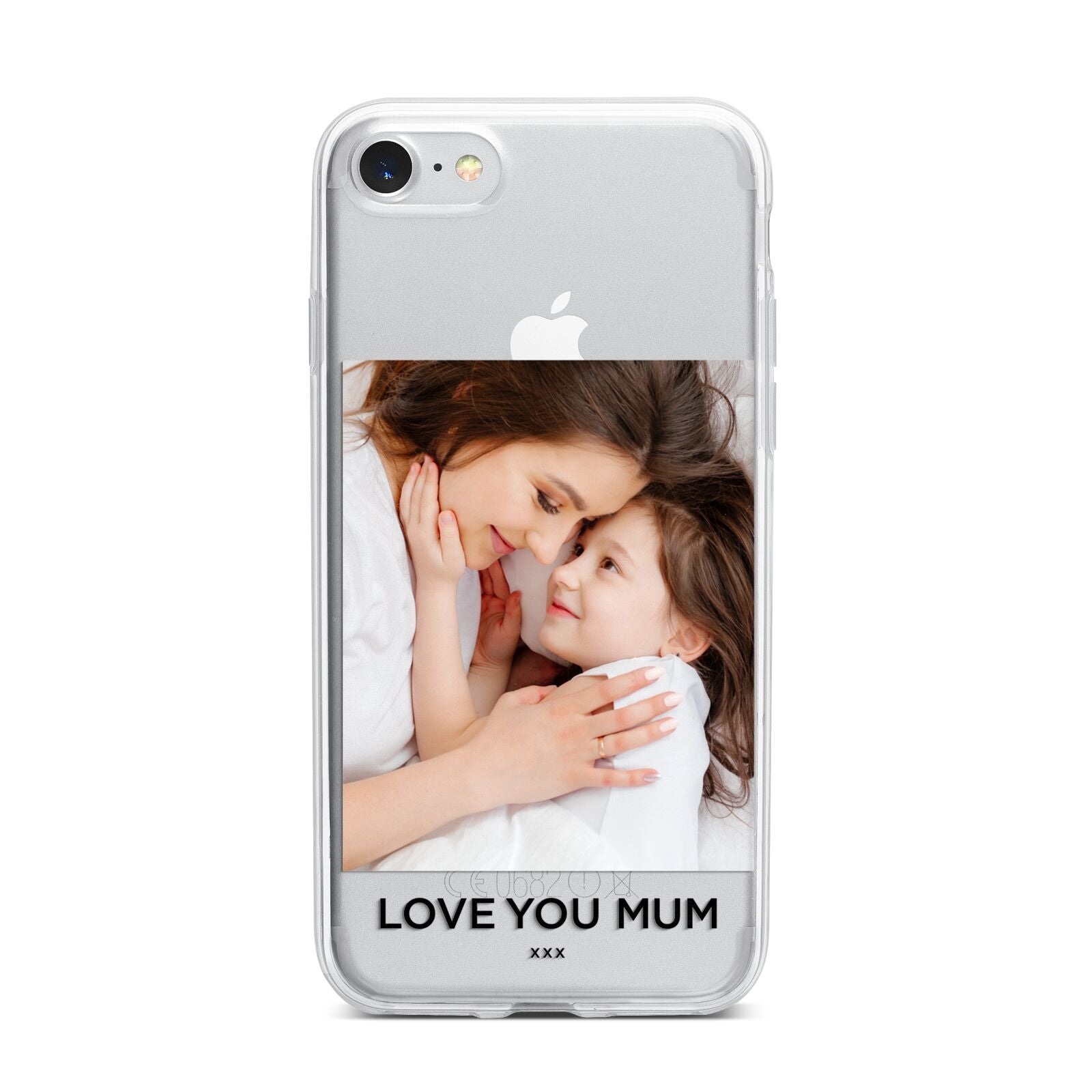 Mothers Day Photo iPhone 7 Bumper Case on Silver iPhone