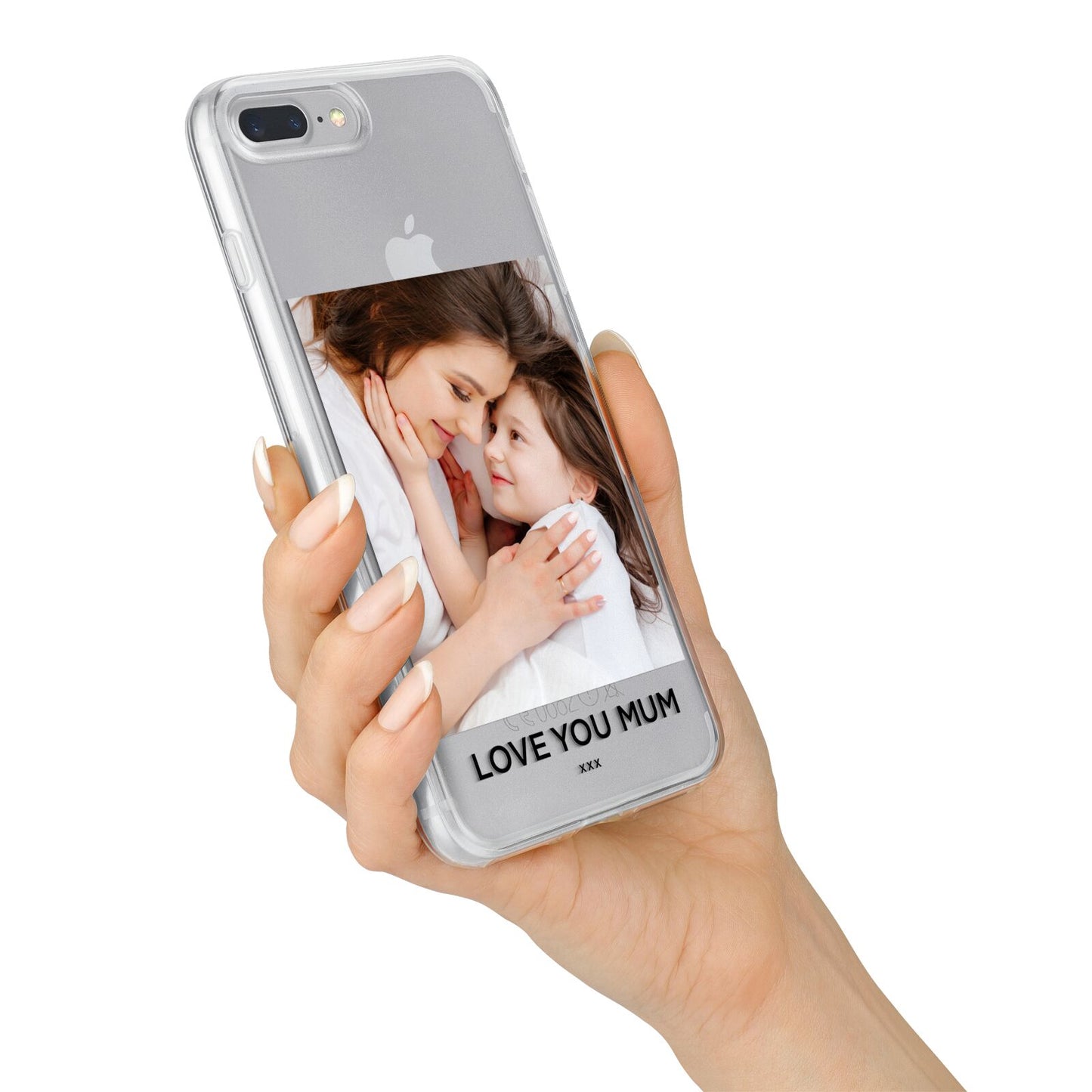 Mothers Day Photo iPhone 7 Plus Bumper Case on Silver iPhone Alternative Image