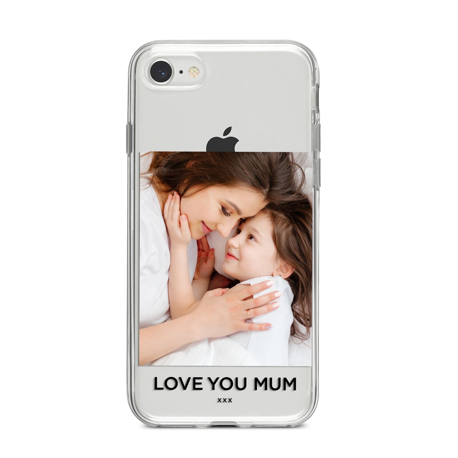 Mothers Day Photo iPhone 8 Bumper Case on Silver iPhone