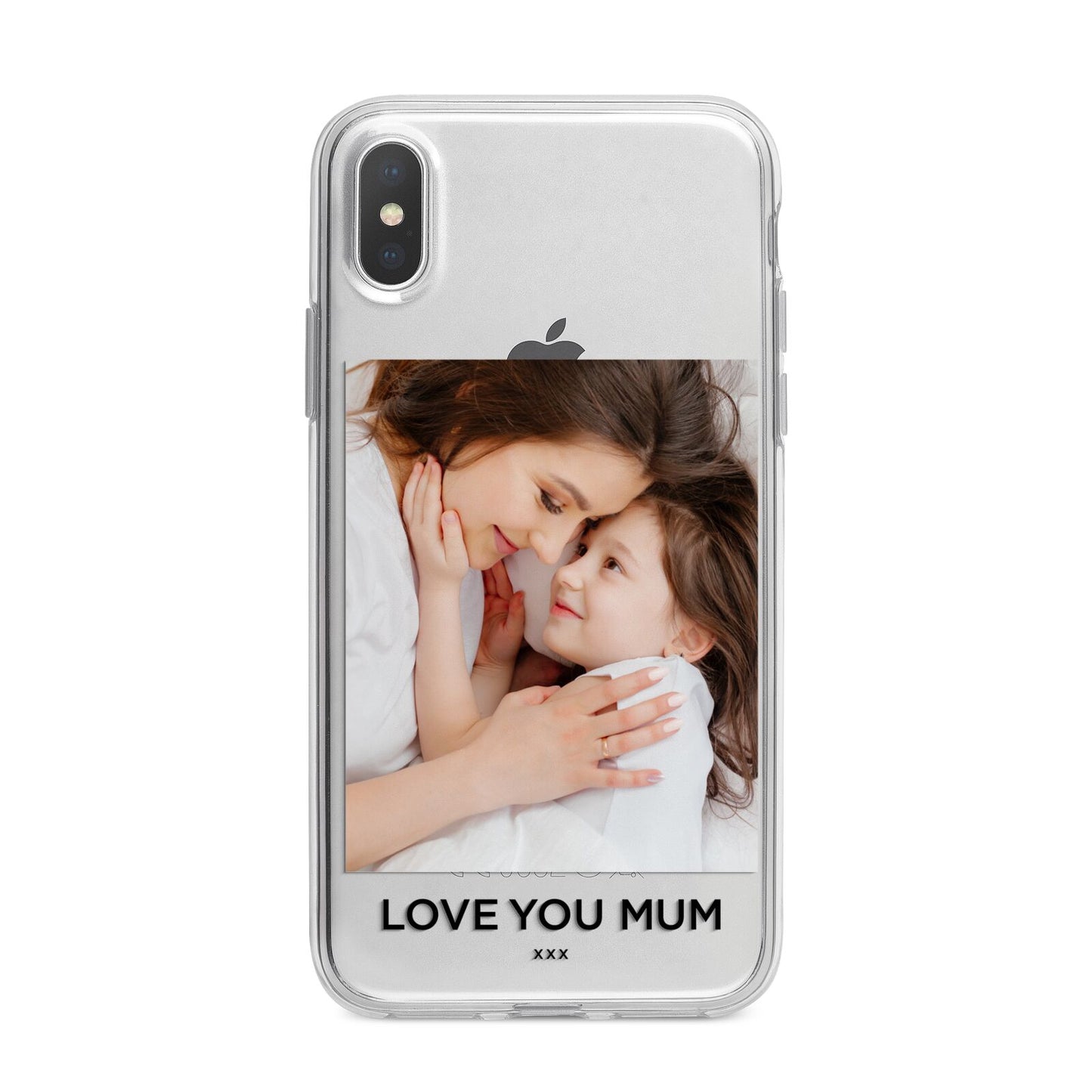 Mothers Day Photo iPhone X Bumper Case on Silver iPhone Alternative Image 1