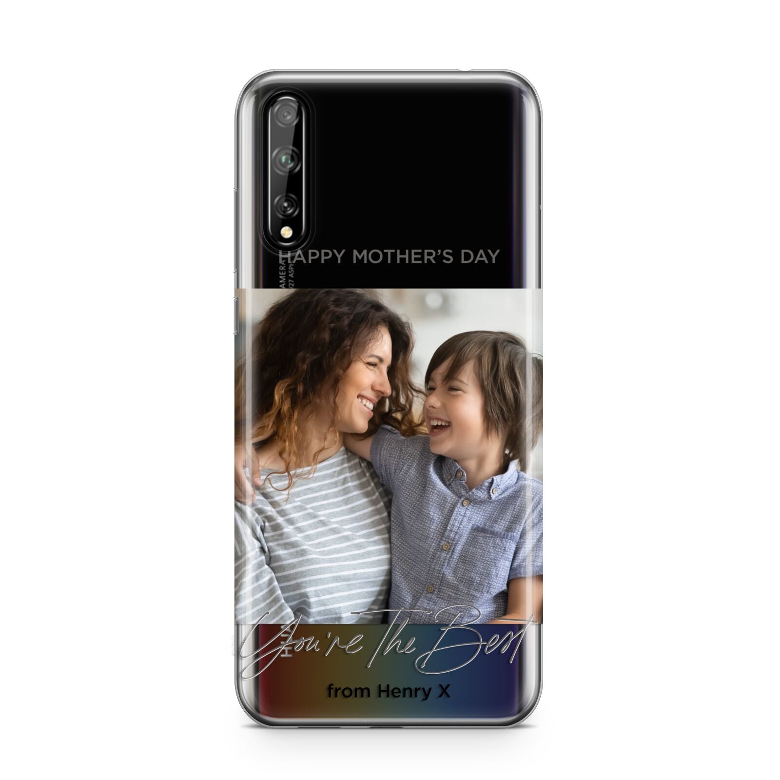 Mothers Day Photo with Name Huawei Enjoy 10s Phone Case