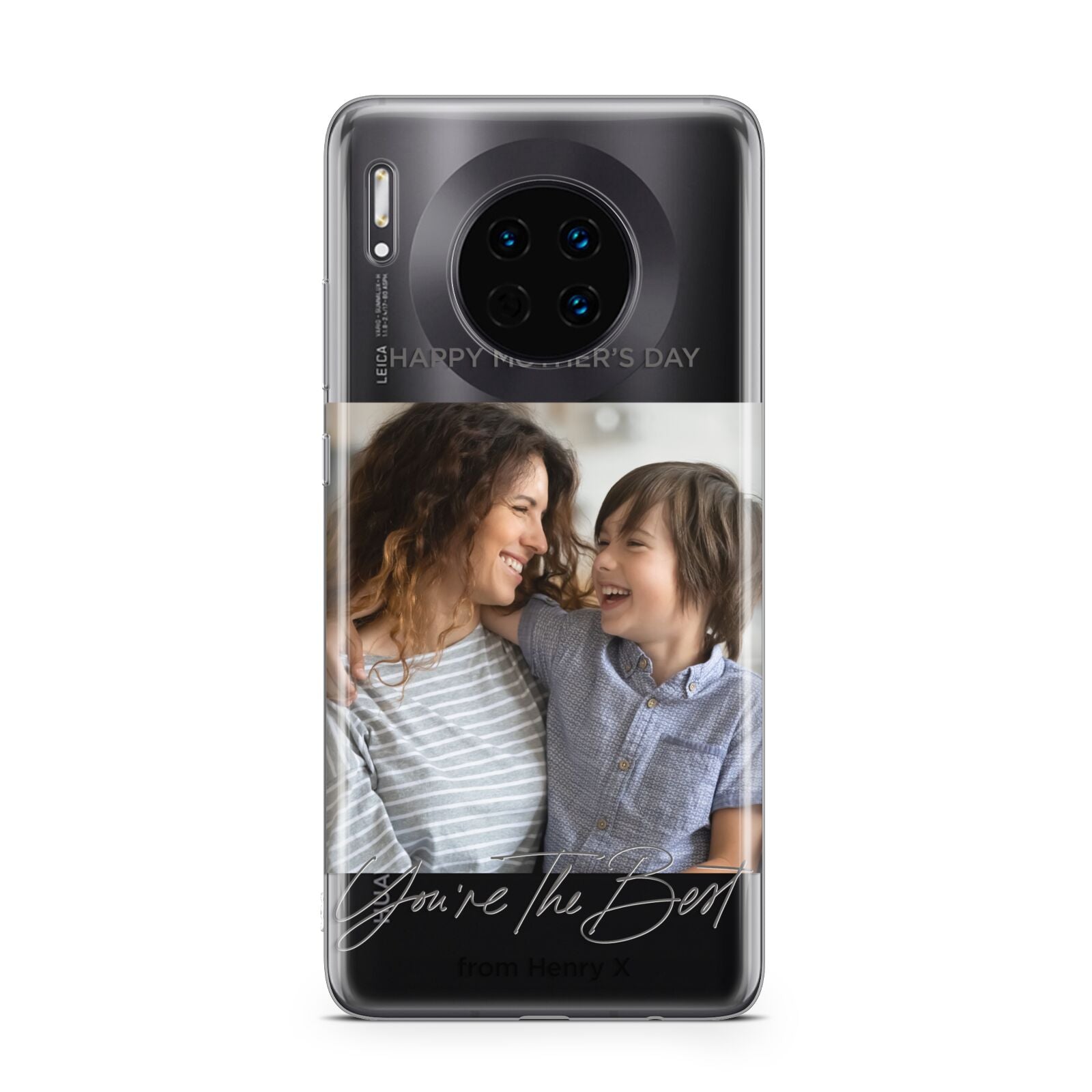 Mothers Day Photo with Name Huawei Mate 30