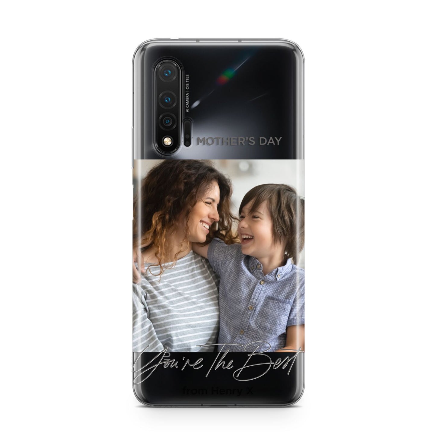 Mothers Day Photo with Name Huawei Nova 6 Phone Case