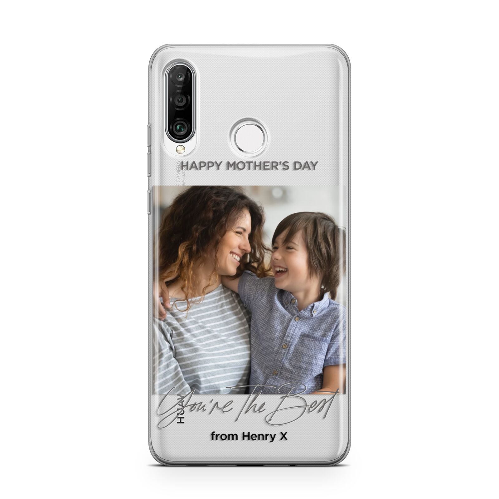 Mothers Day Photo with Name Huawei P30 Lite Phone Case