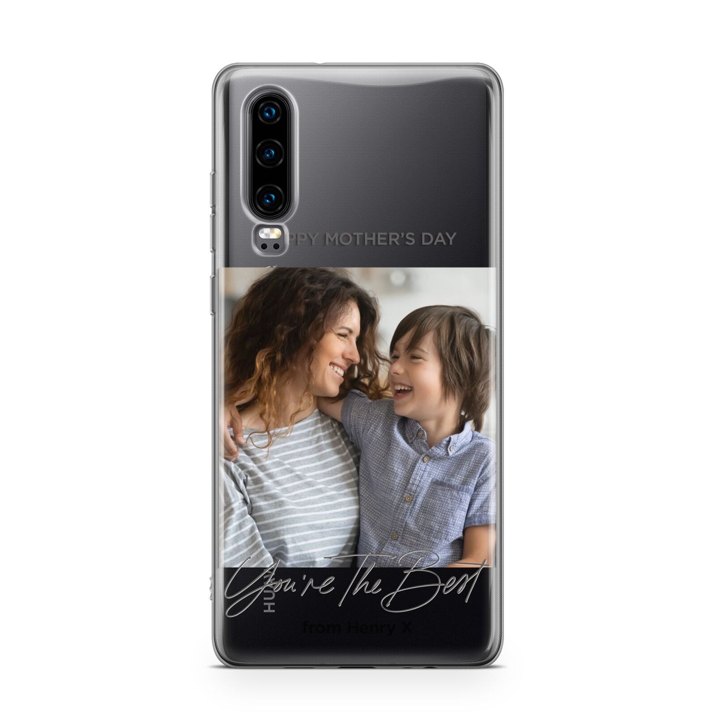 Mothers Day Photo with Name Huawei P30 Phone Case