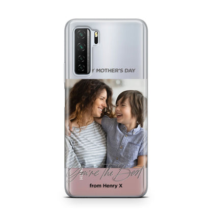 Mothers Day Photo with Name Huawei P40 Lite 5G Phone Case