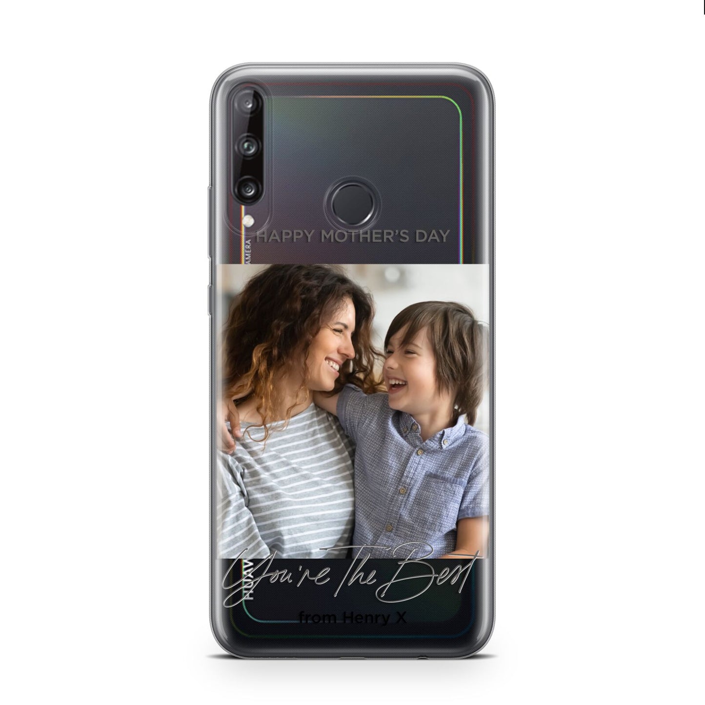 Mothers Day Photo with Name Huawei P40 Lite E Phone Case