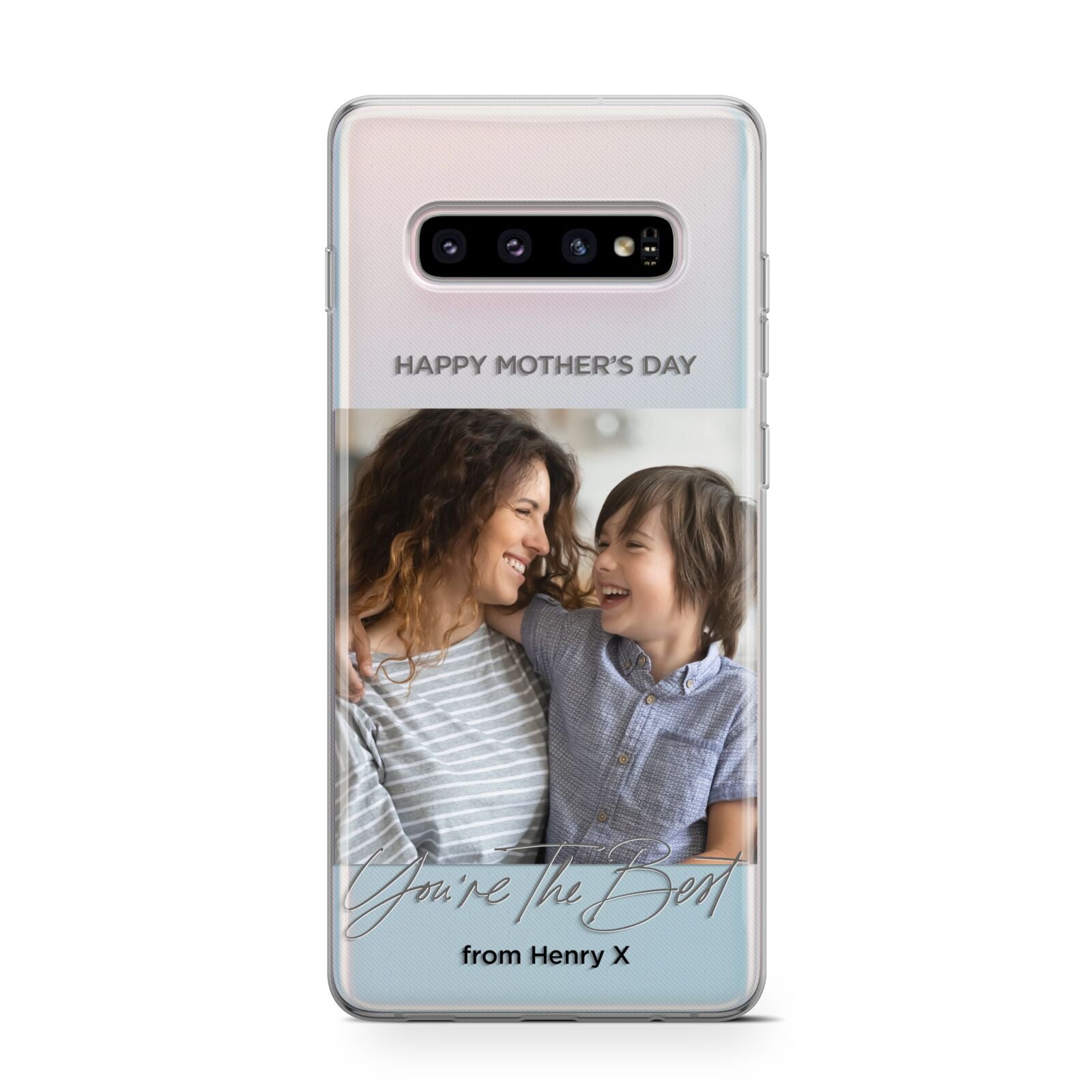 Mothers Day Photo with Name Protective Samsung Galaxy Case