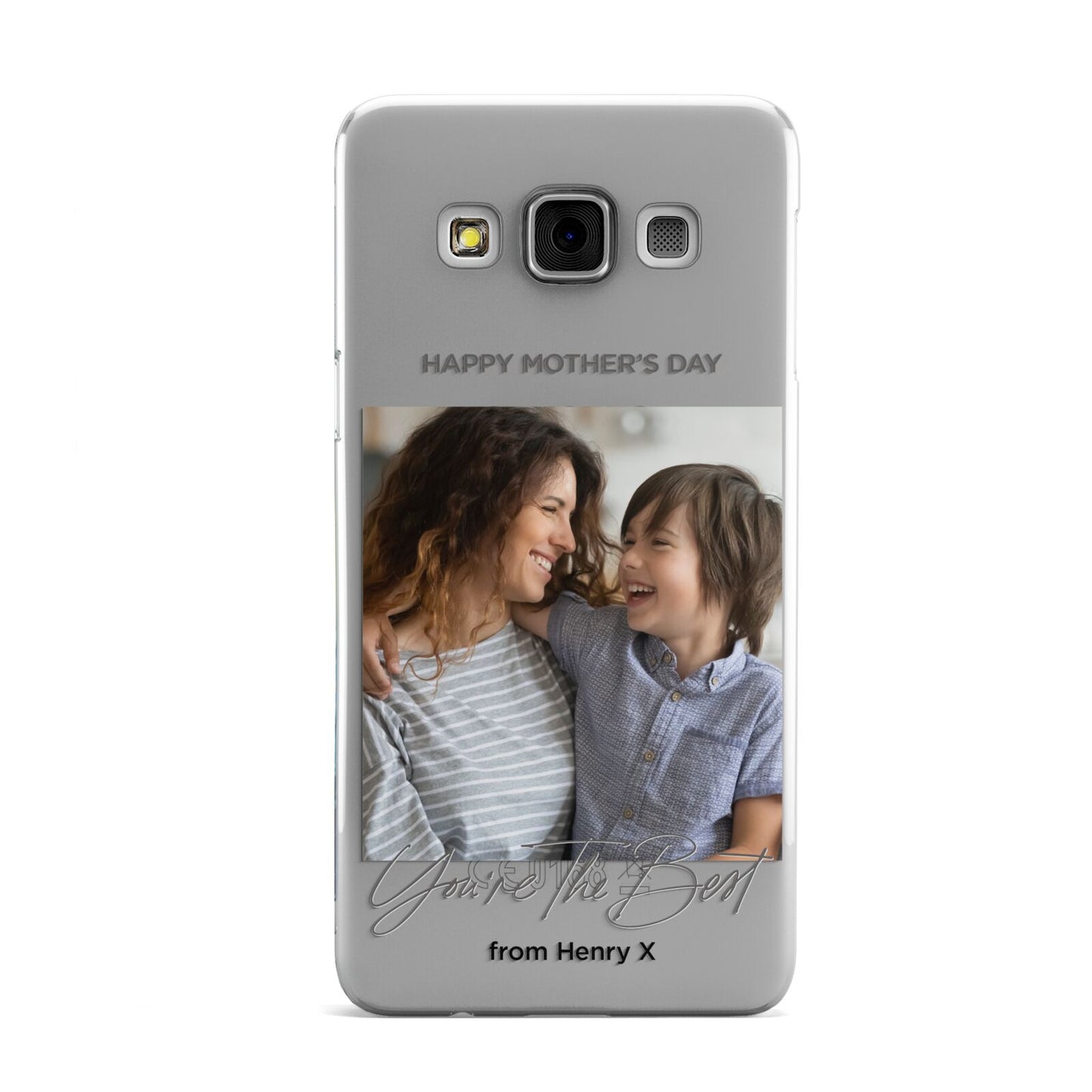 Mothers Day Photo with Name Samsung Galaxy A3 Case