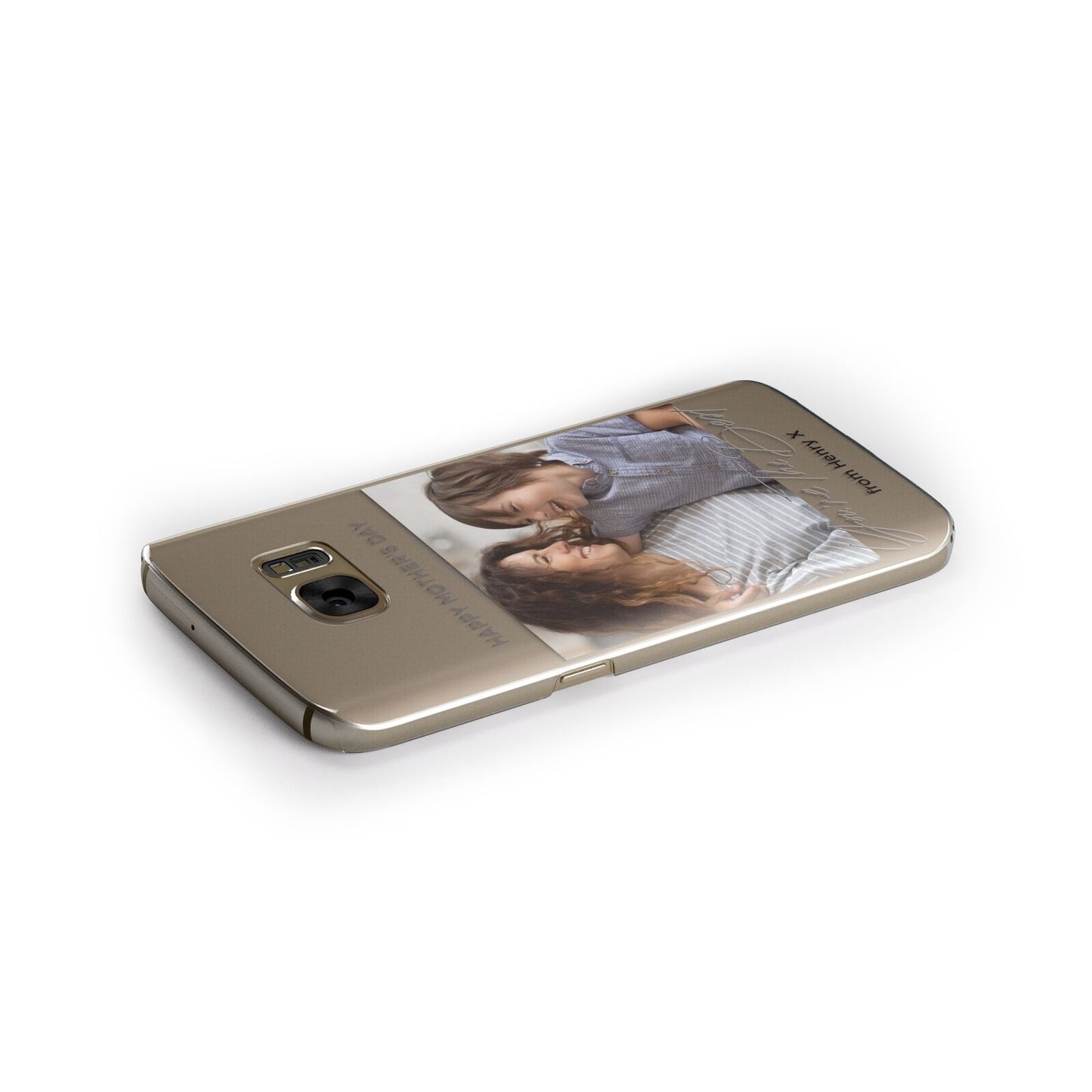 Mothers Day Photo with Name Samsung Galaxy Case Side Close Up