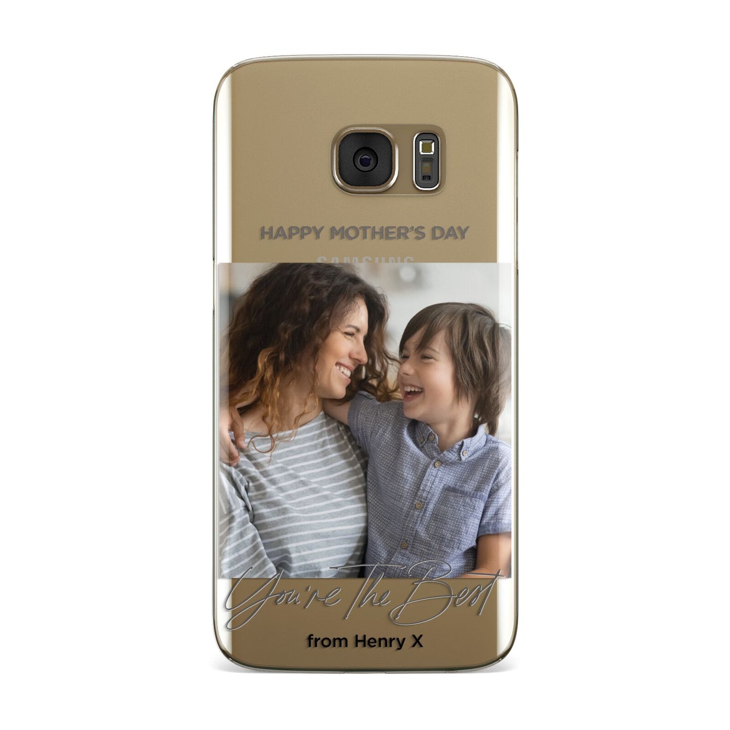 Mothers Day Photo with Name Samsung Galaxy Case