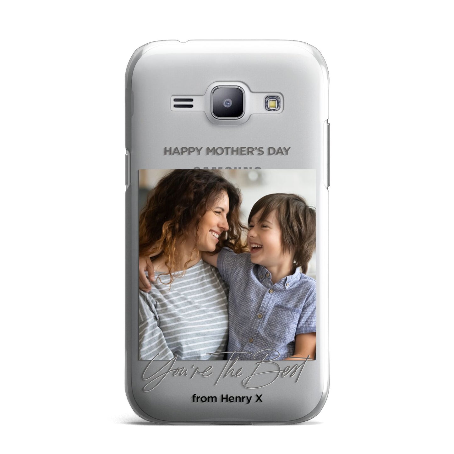 Mothers Day Photo with Name Samsung Galaxy J1 2015 Case