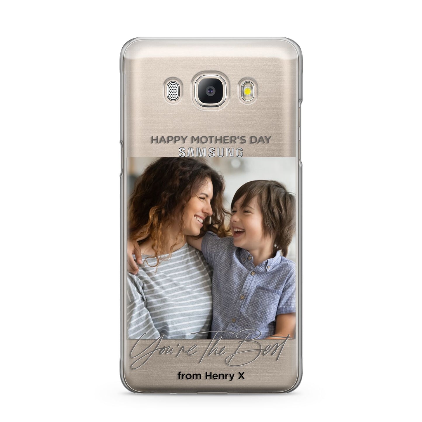 Mothers Day Photo with Name Samsung Galaxy J5 2016 Case