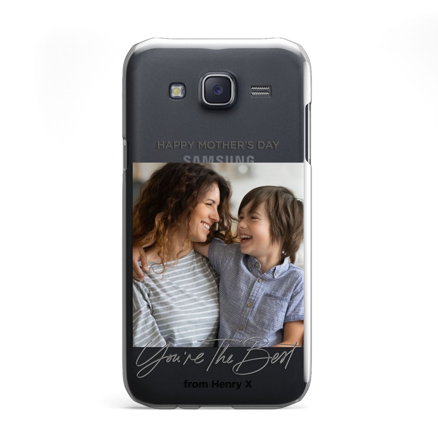 Mothers Day Photo with Name Samsung Galaxy J5 Case