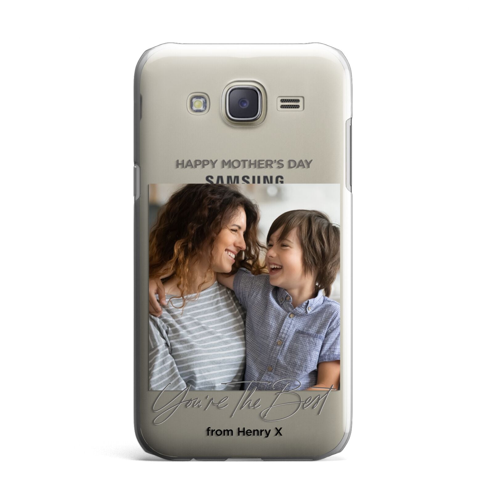 Mothers Day Photo with Name Samsung Galaxy J7 Case