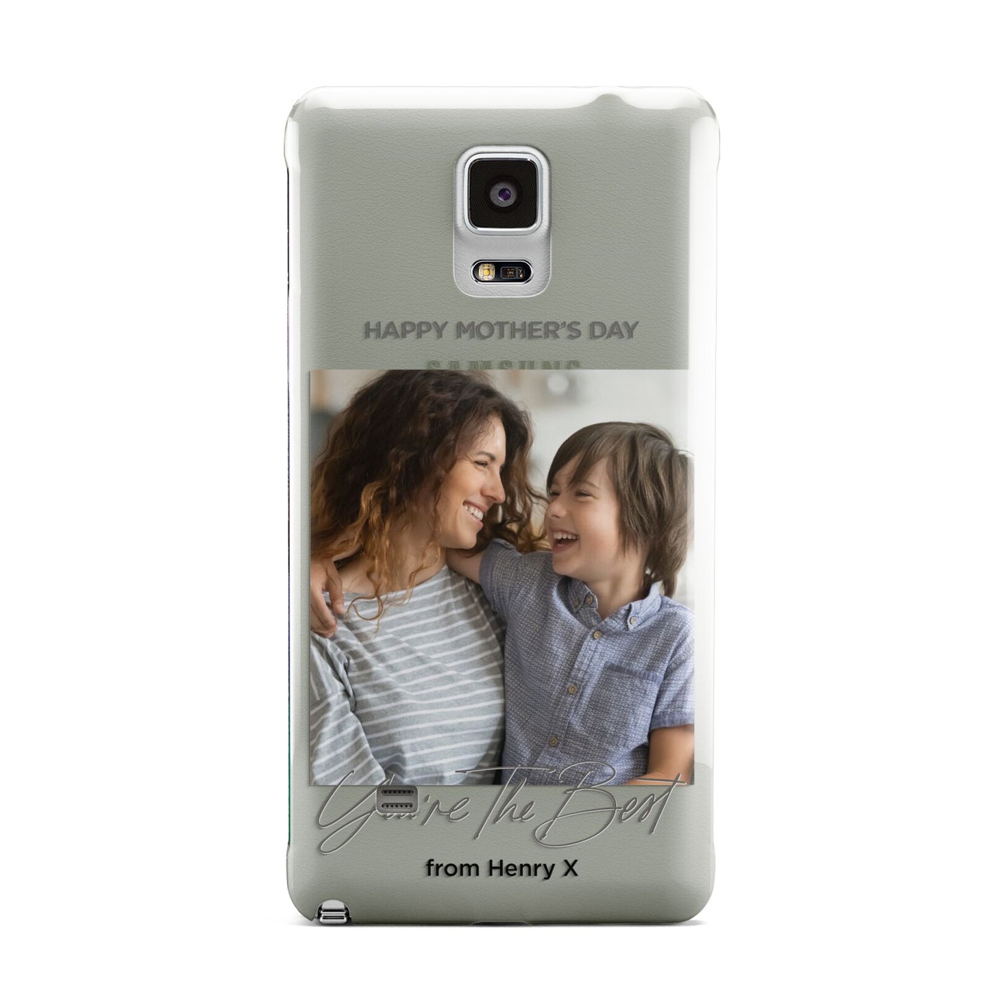 Mothers Day Photo with Name Samsung Galaxy Note 4 Case