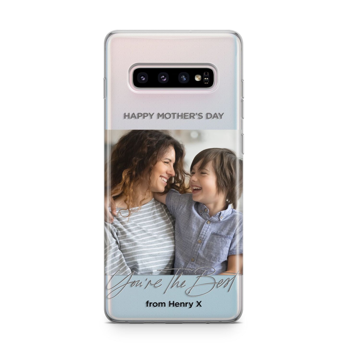 Mothers Day Photo with Name Samsung Galaxy S10 Plus Case