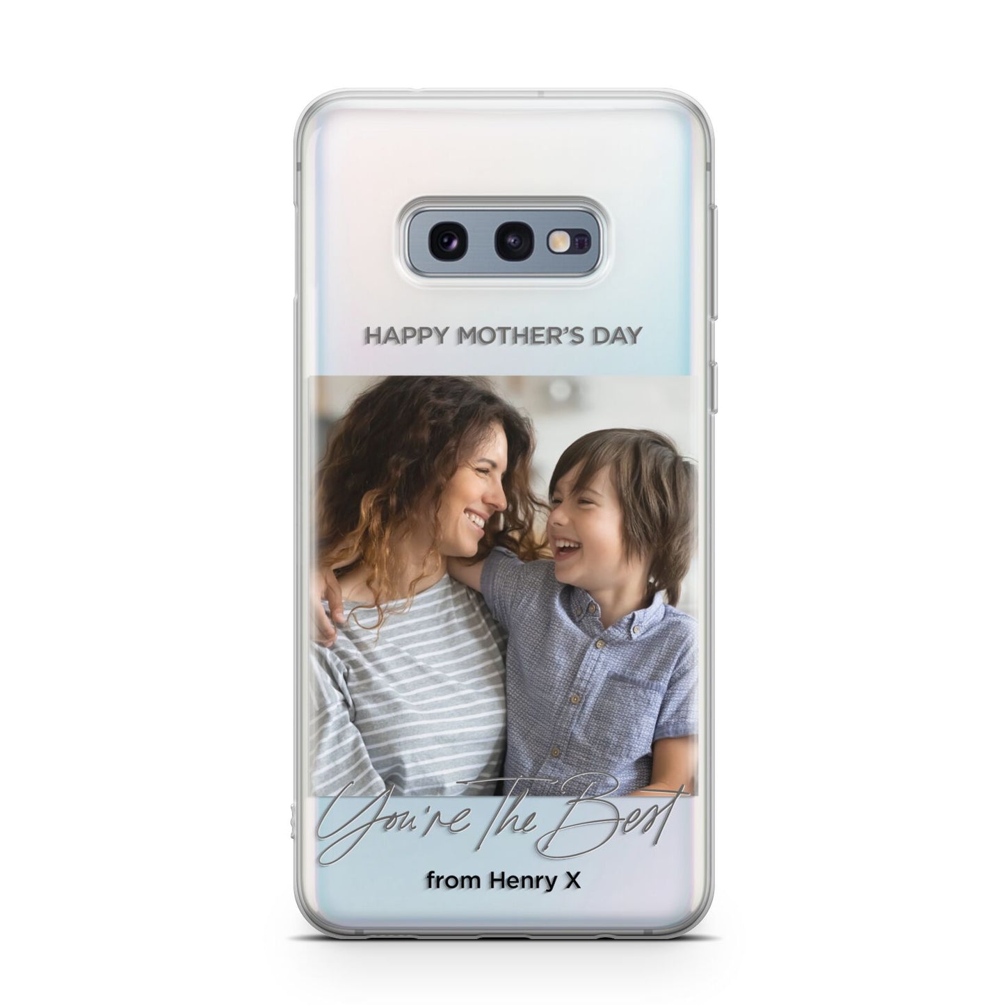 Mothers Day Photo with Name Samsung Galaxy S10E Case