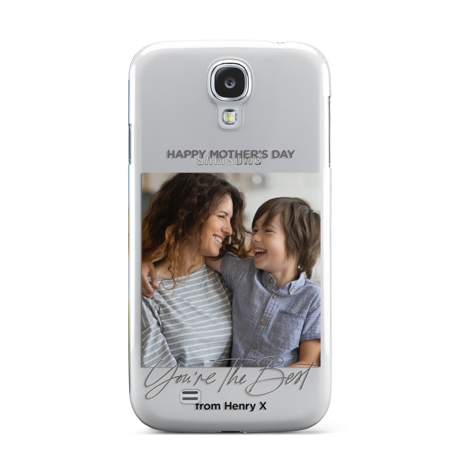 Mothers Day Photo with Name Samsung Galaxy S4 Case