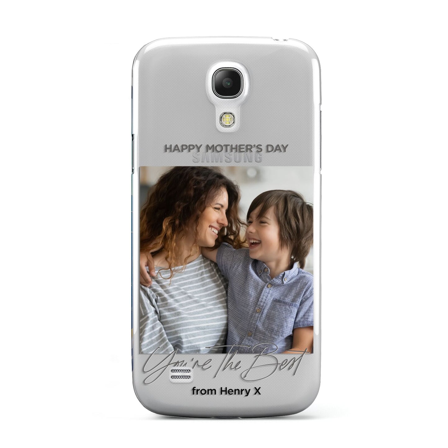 Mothers Day Photo with Name Samsung Galaxy S4 Mini Case