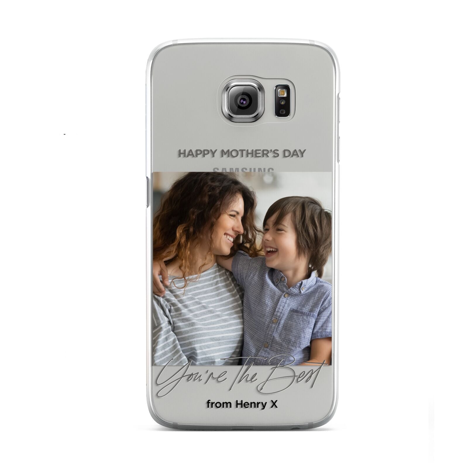 Mothers Day Photo with Name Samsung Galaxy S6 Case