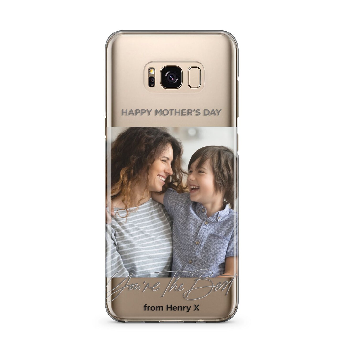 Mothers Day Photo with Name Samsung Galaxy S8 Plus Case