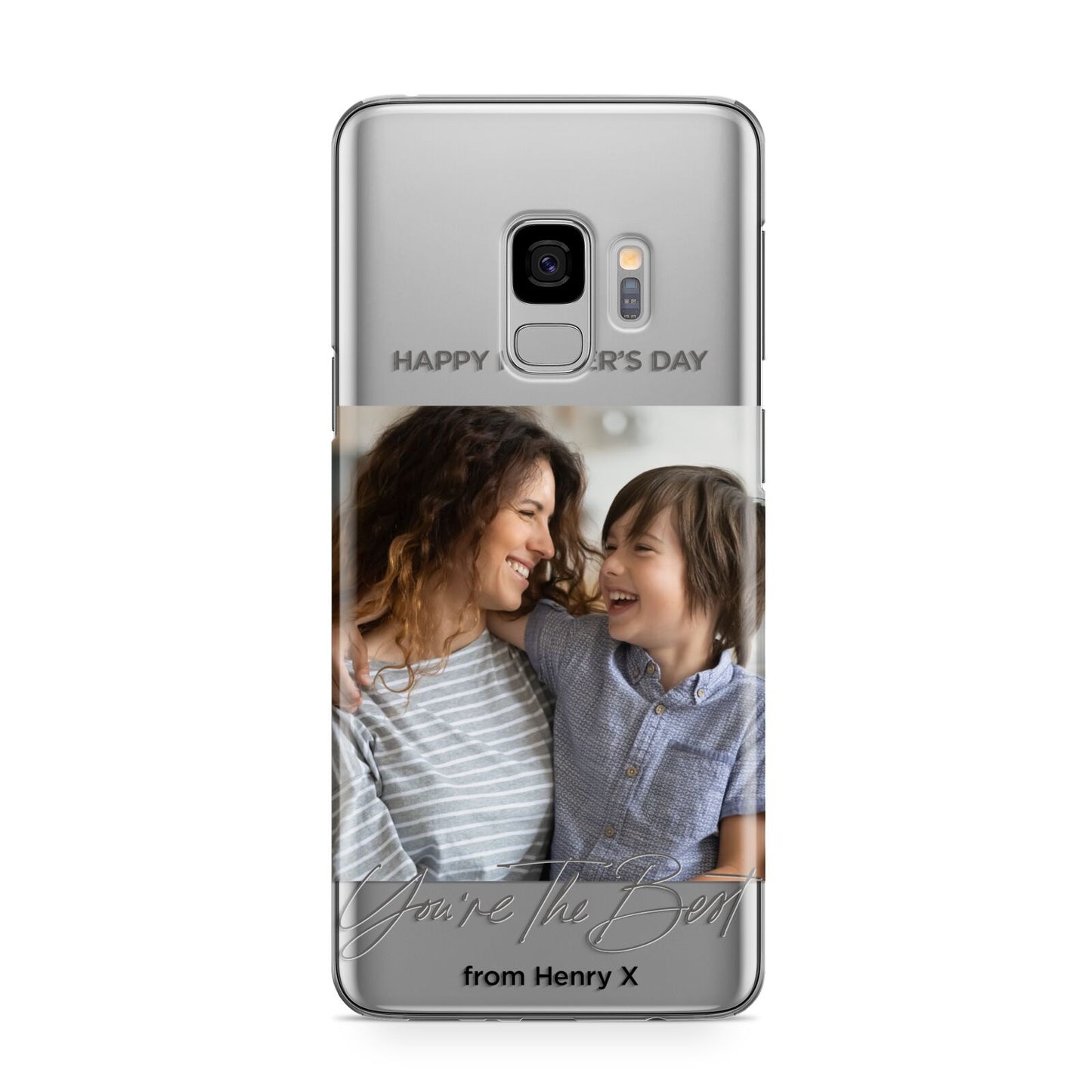 Mothers Day Photo with Name Samsung Galaxy S9 Case