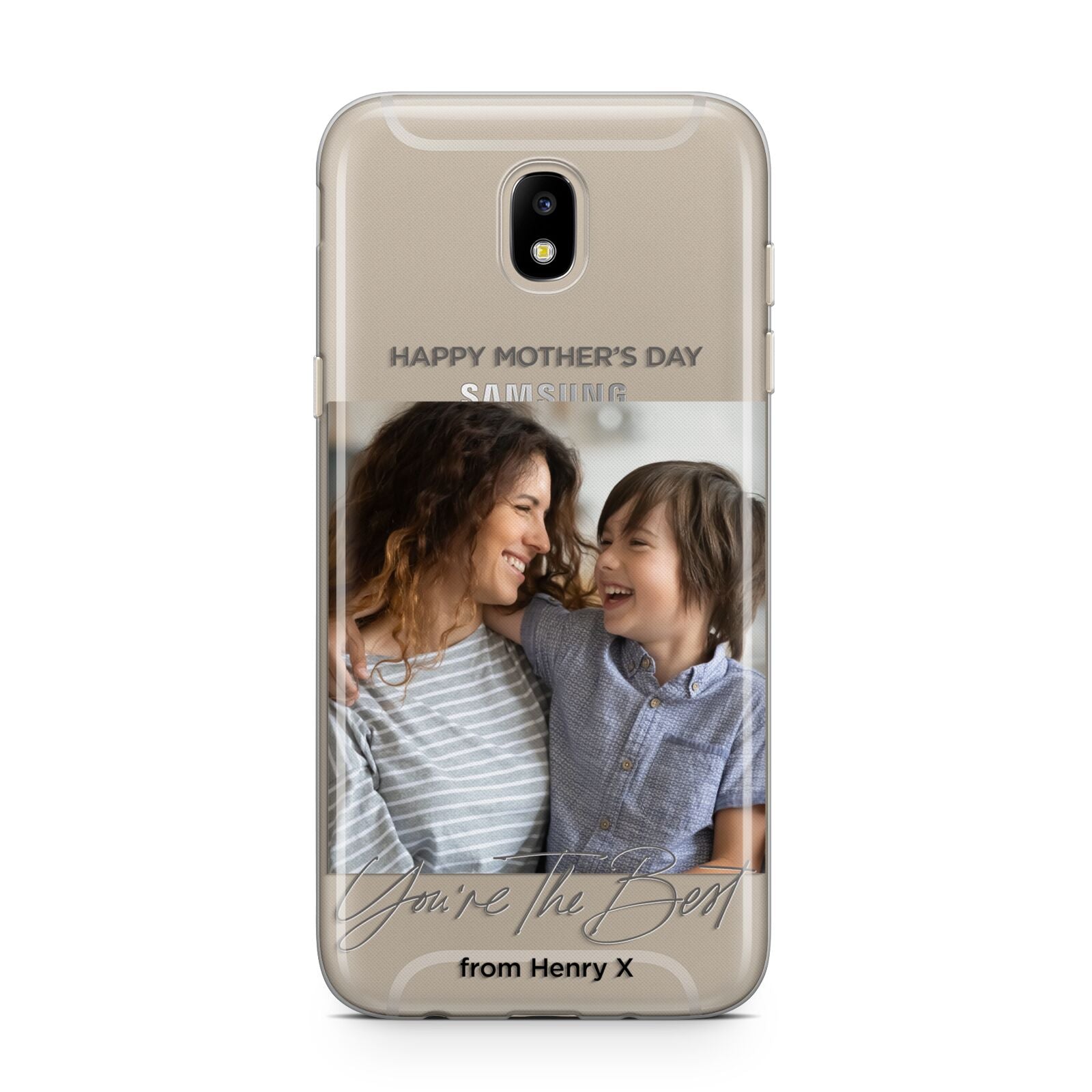 Mothers Day Photo with Name Samsung J5 2017 Case