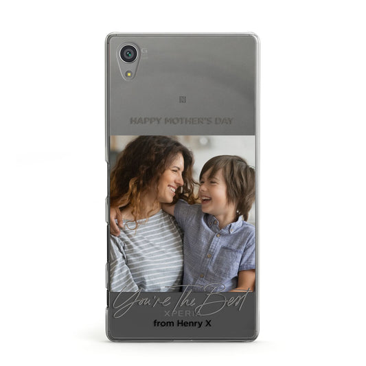 Mothers Day Photo with Name Sony Xperia Case