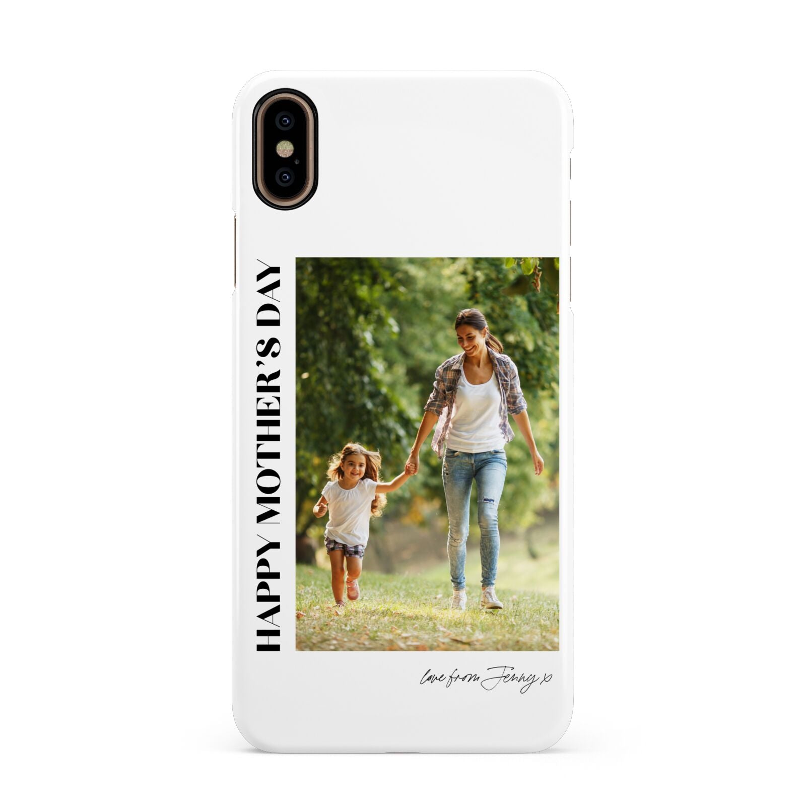 Mothers Day Photo with Text Apple iPhone Xs Max 3D Snap Case