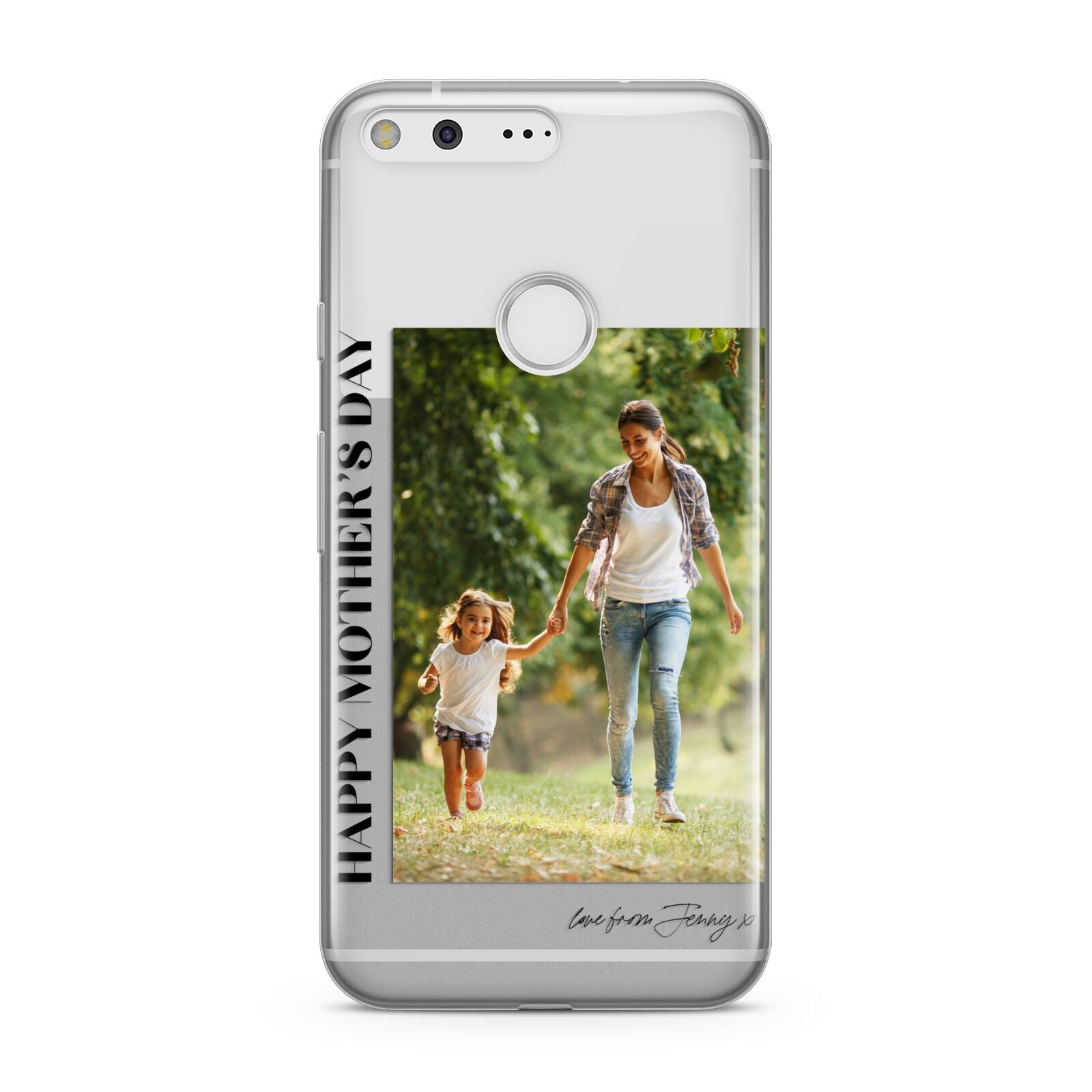 Mothers Day Photo with Text Google Pixel Case