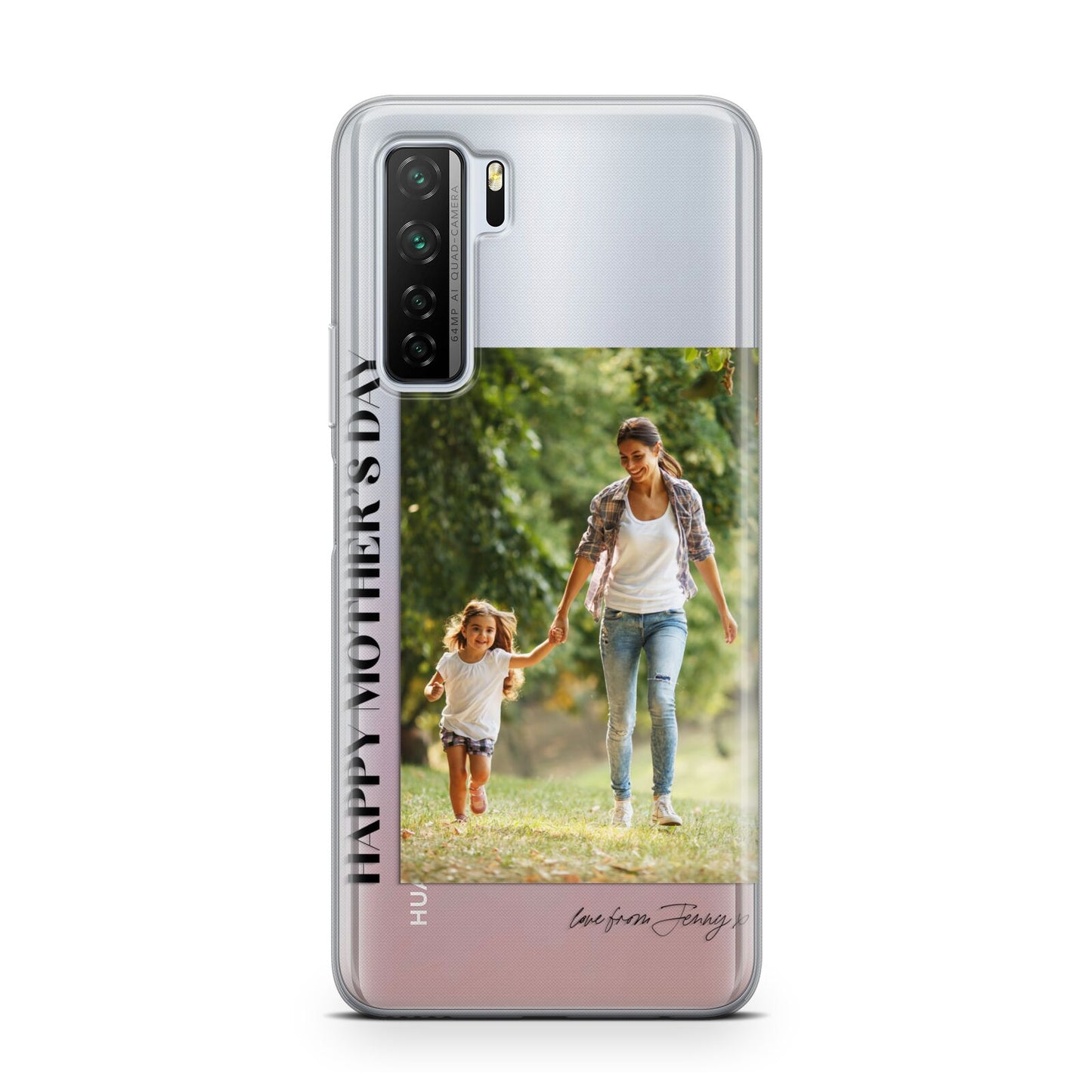 Mothers Day Photo with Text Huawei P40 Lite 5G Phone Case