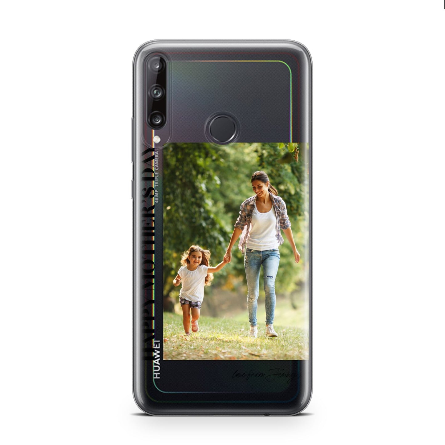 Mothers Day Photo with Text Huawei P40 Lite E Phone Case