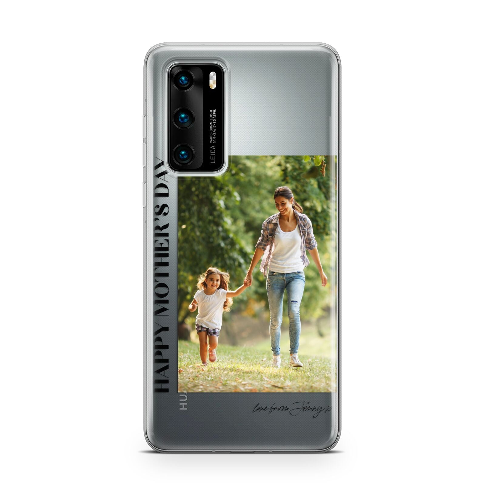 Mothers Day Photo with Text Huawei P40 Phone Case