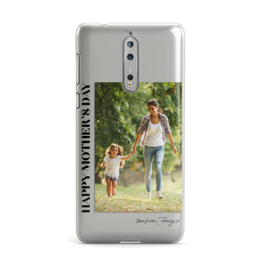 Mothers Day Photo with Text Nokia Case