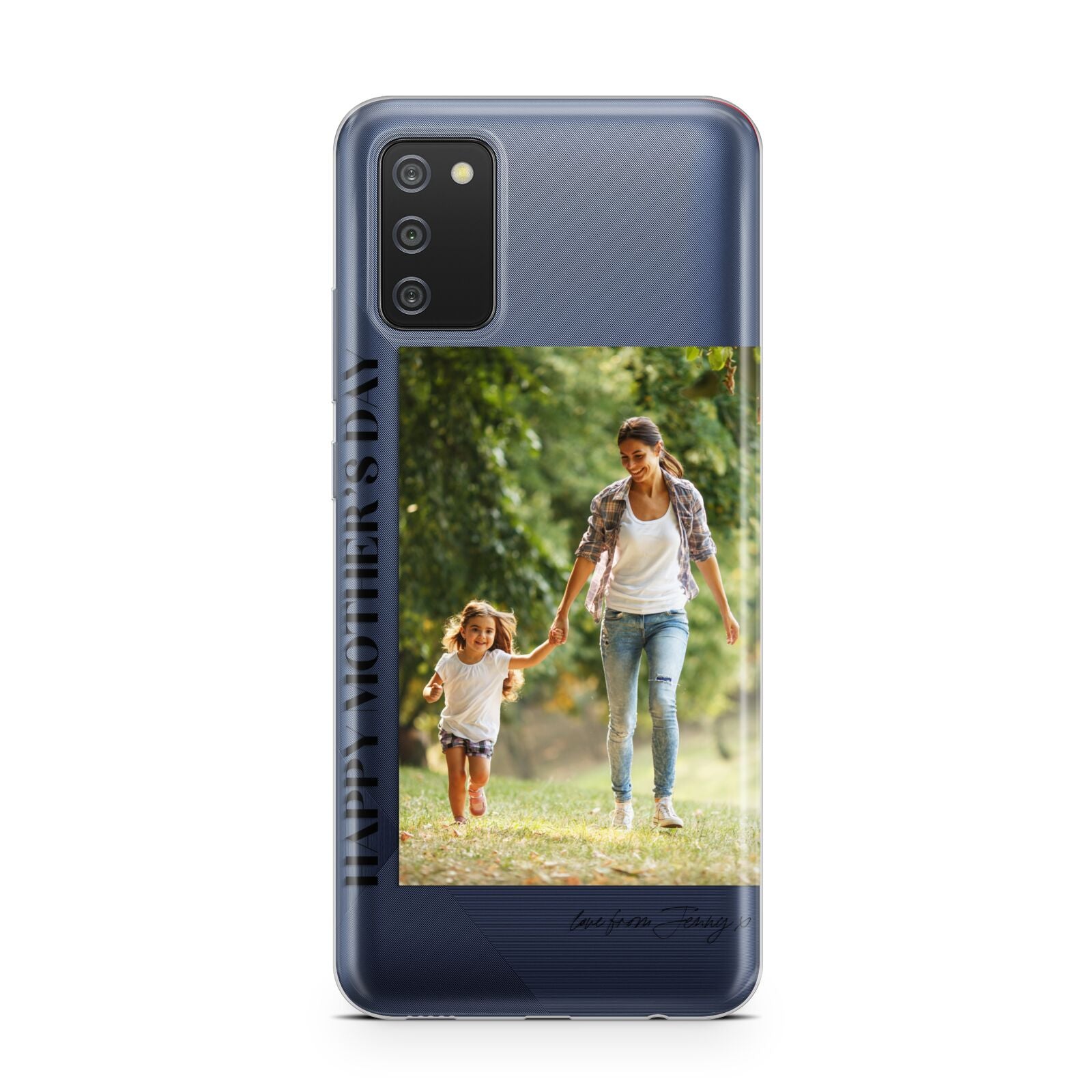 Mothers Day Photo with Text Samsung A02s Case