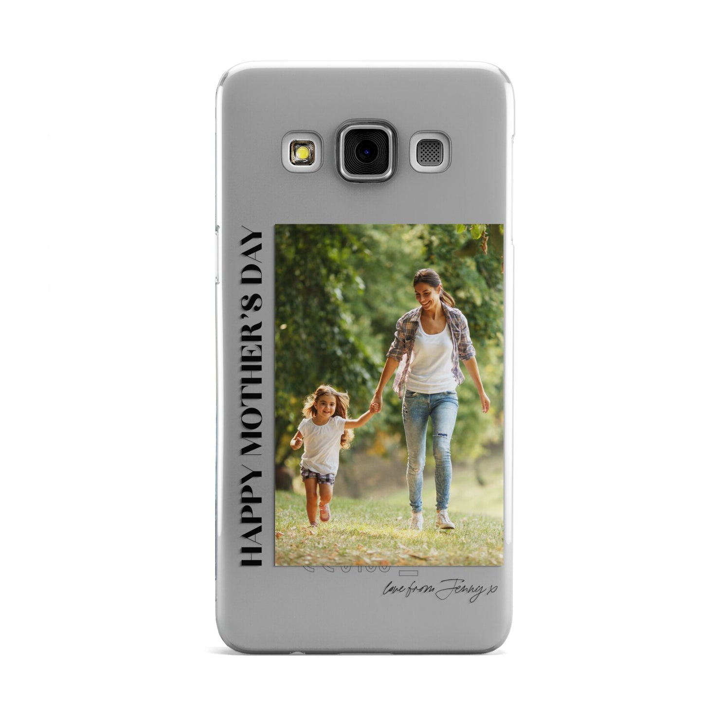 Mothers Day Photo with Text Samsung Galaxy A3 Case