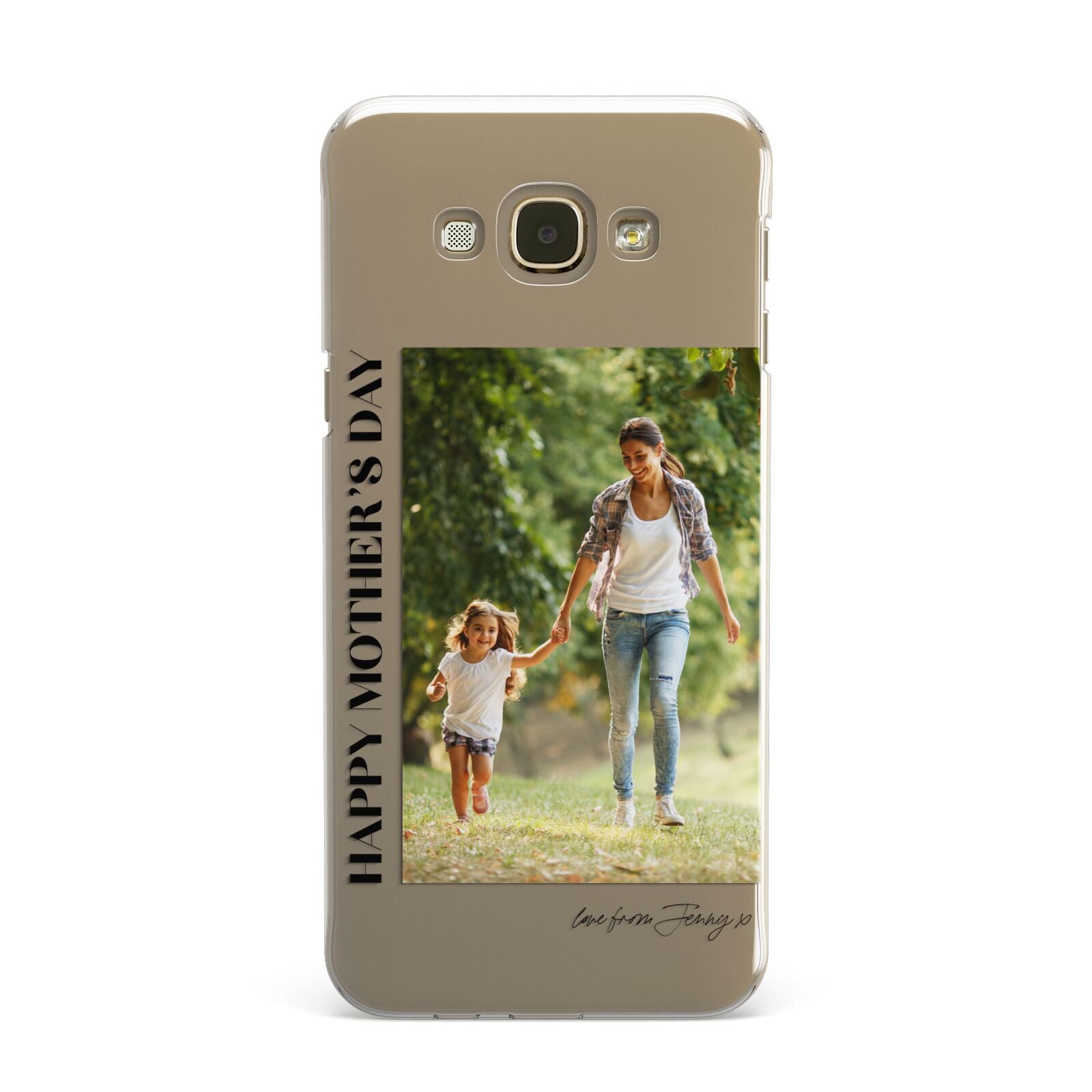 Mothers Day Photo with Text Samsung Galaxy A8 Case