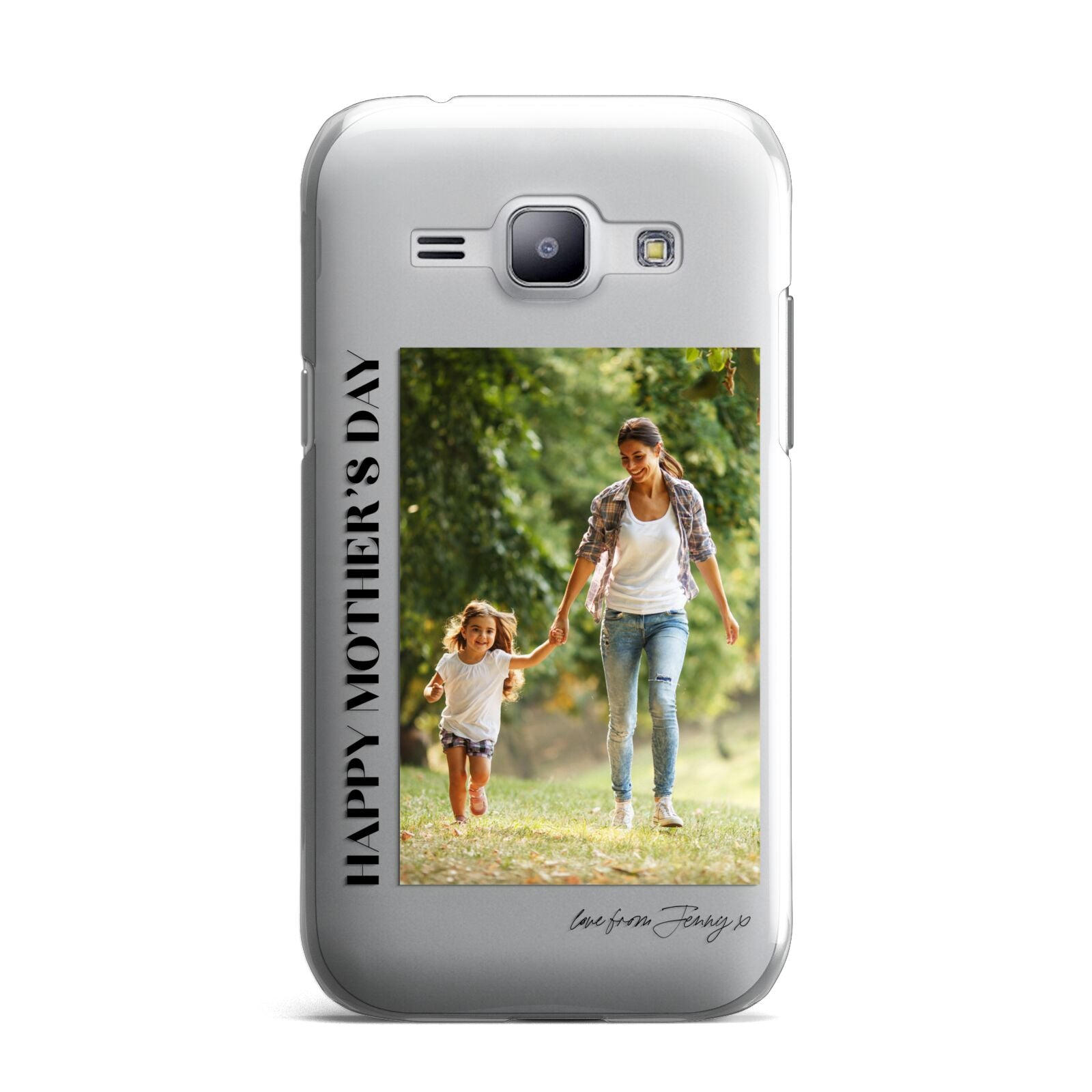 Mothers Day Photo with Text Samsung Galaxy J1 2015 Case