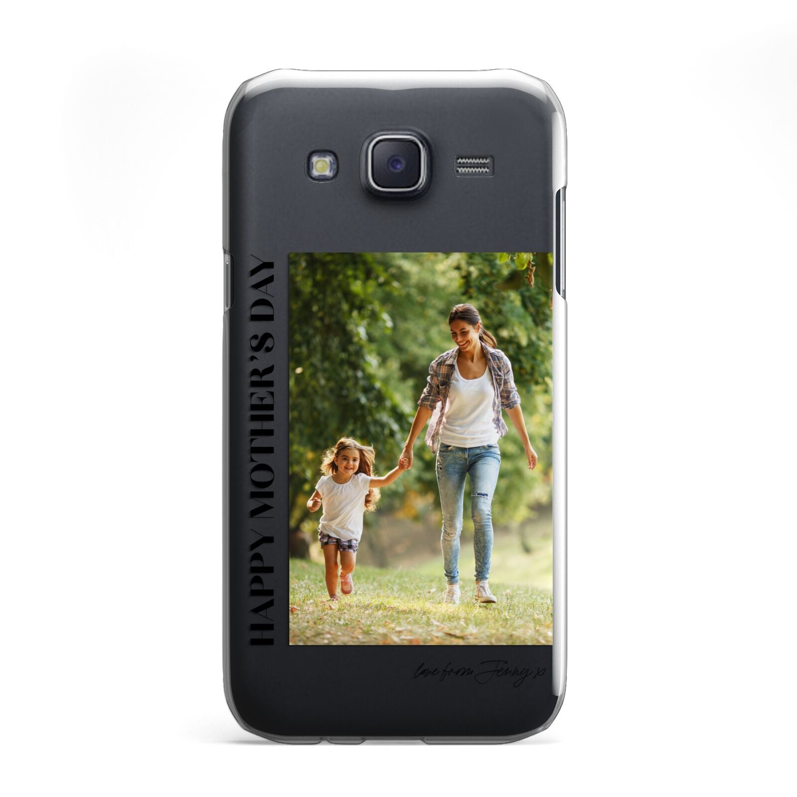 Mothers Day Photo with Text Samsung Galaxy J5 Case