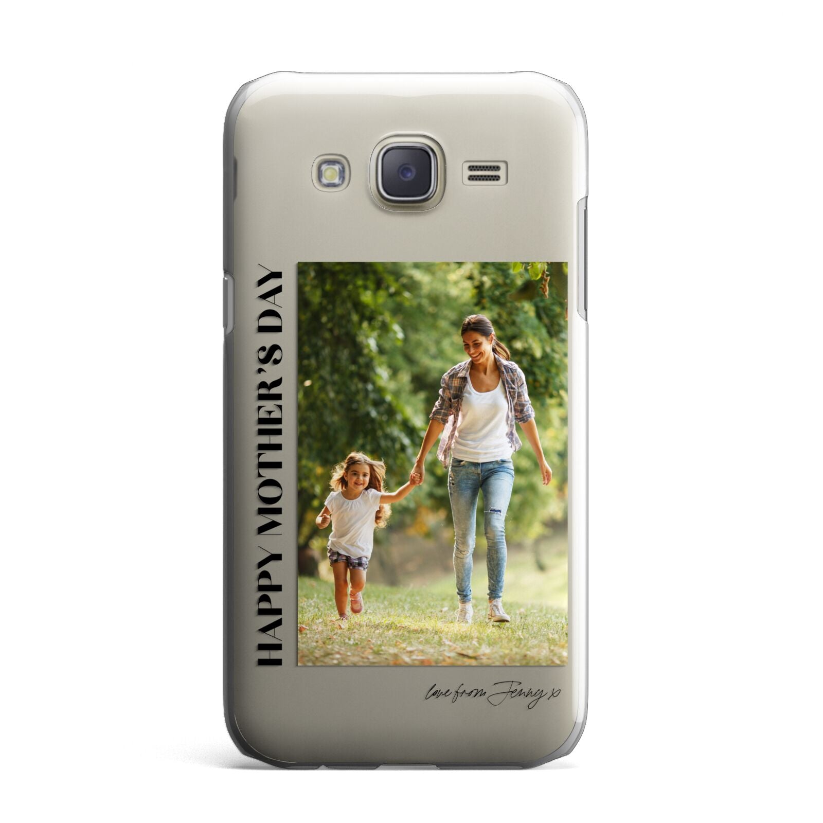 Mothers Day Photo with Text Samsung Galaxy J7 Case