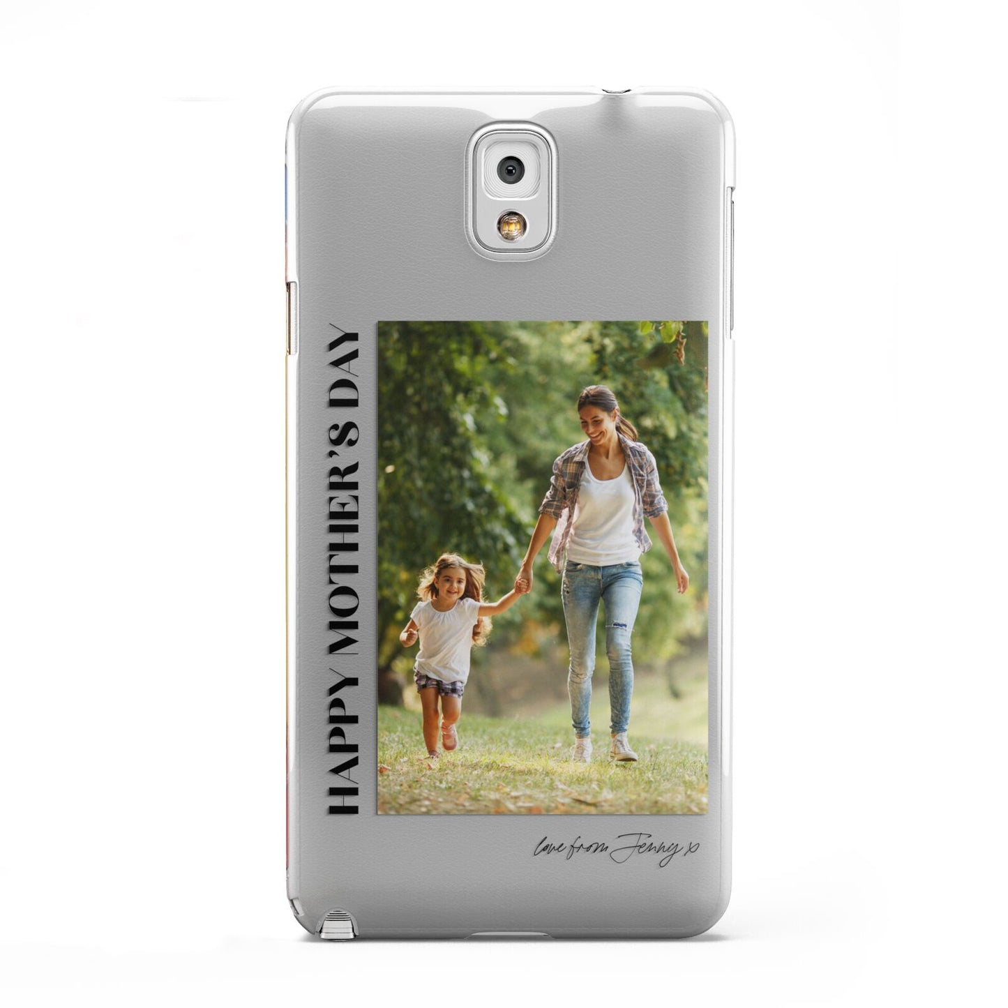 Mothers Day Photo with Text Samsung Galaxy Note 3 Case