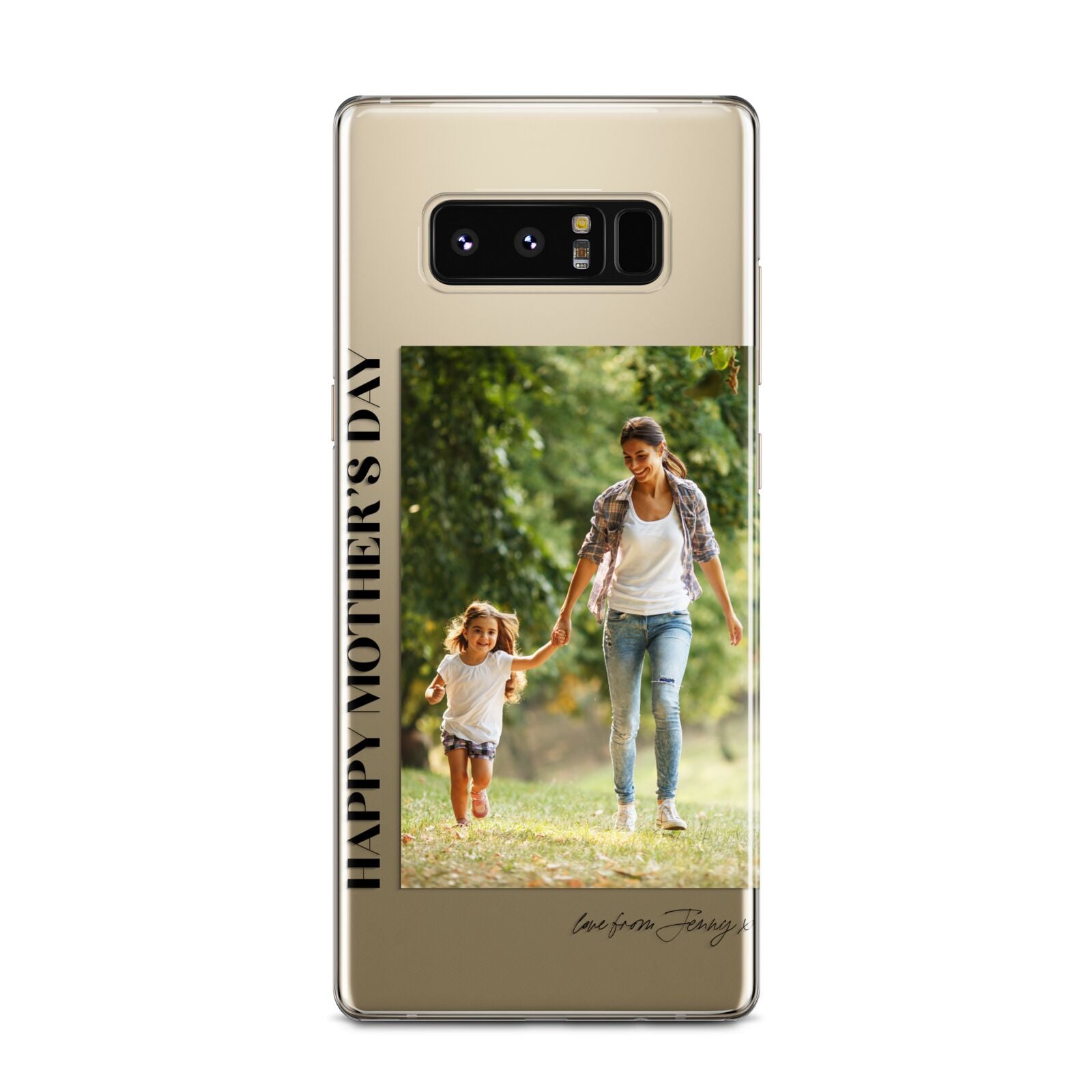 Mothers Day Photo with Text Samsung Galaxy Note 8 Case