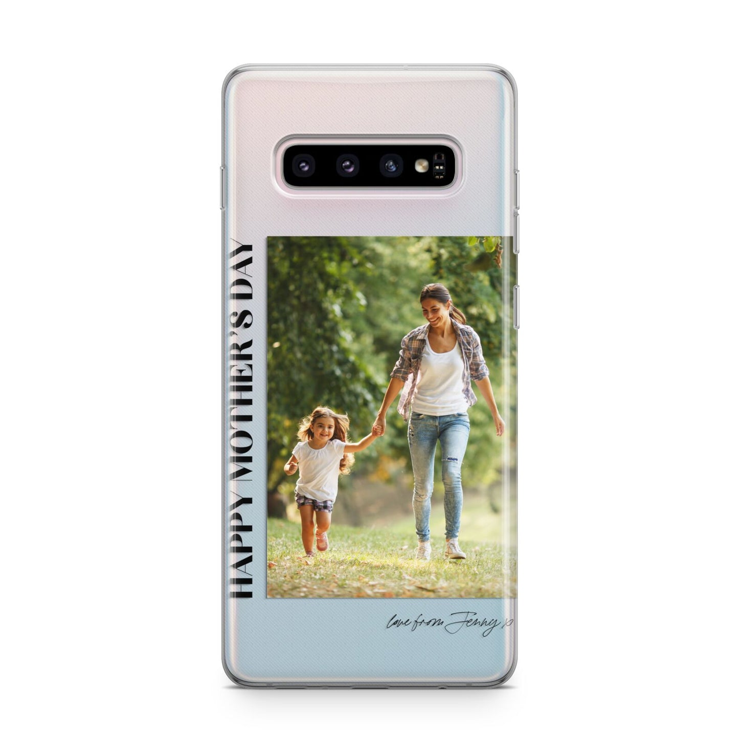 Mothers Day Photo with Text Samsung Galaxy S10 Plus Case