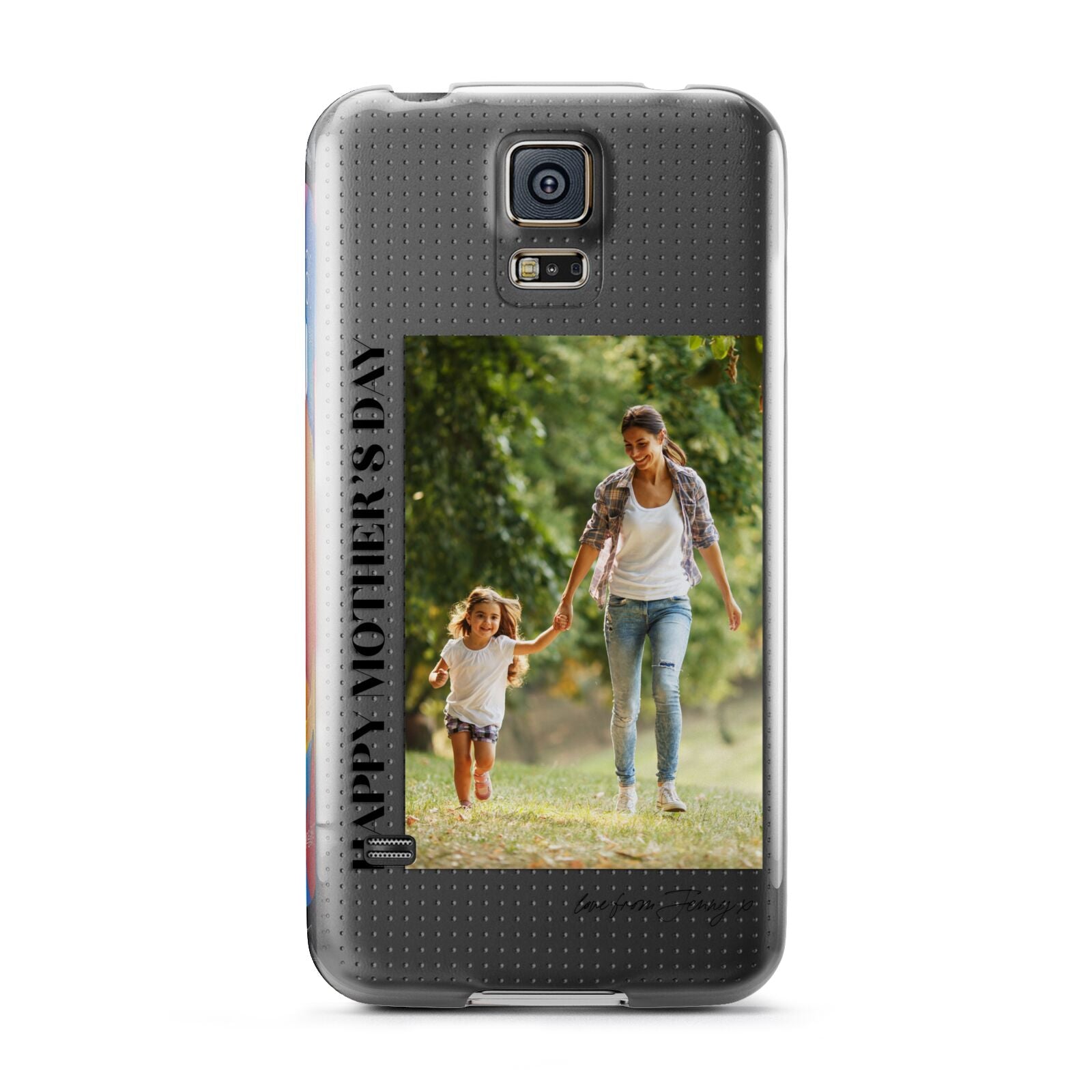 Mothers Day Photo with Text Samsung Galaxy S5 Case