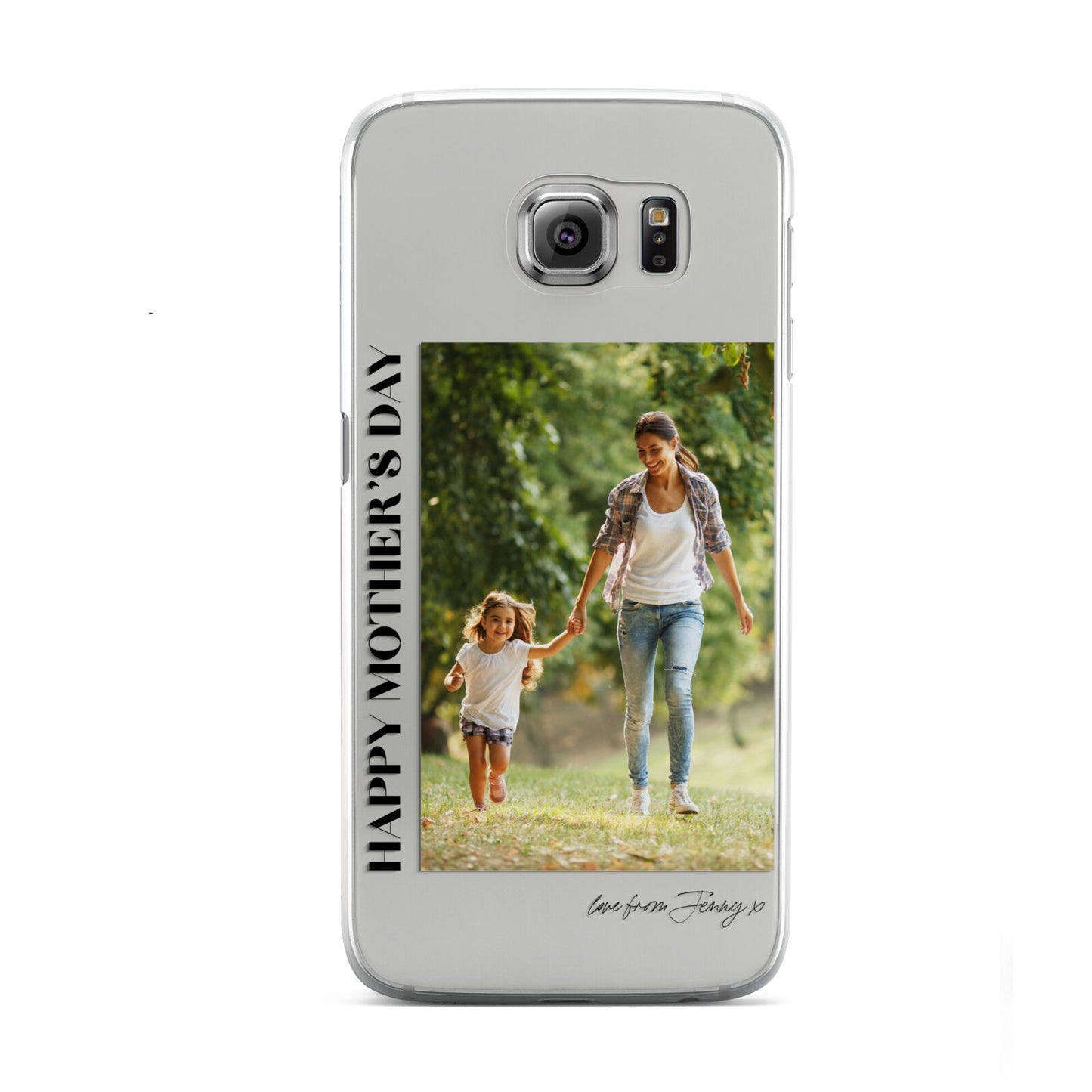 Mothers Day Photo with Text Samsung Galaxy S6 Case