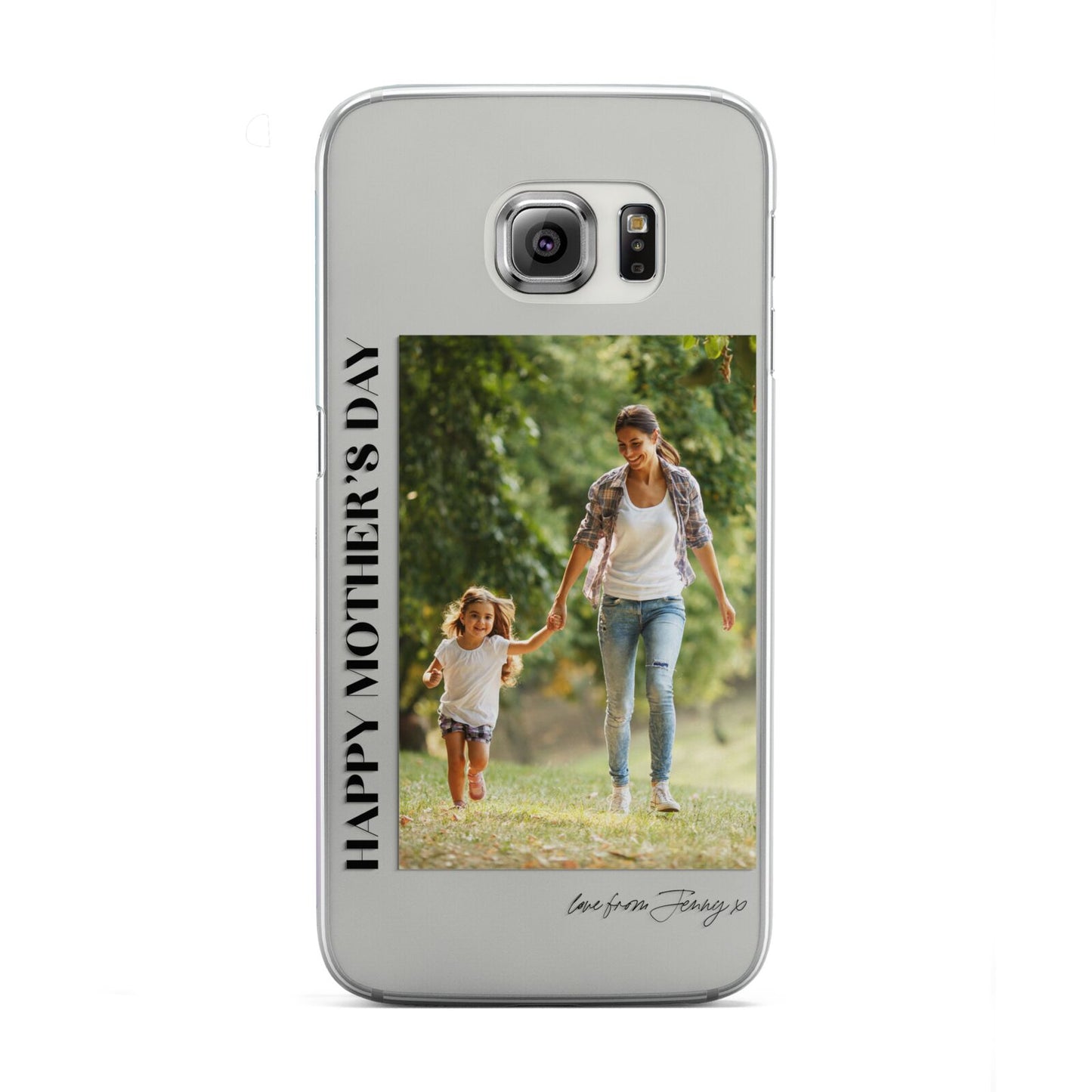 Mothers Day Photo with Text Samsung Galaxy S6 Edge Case